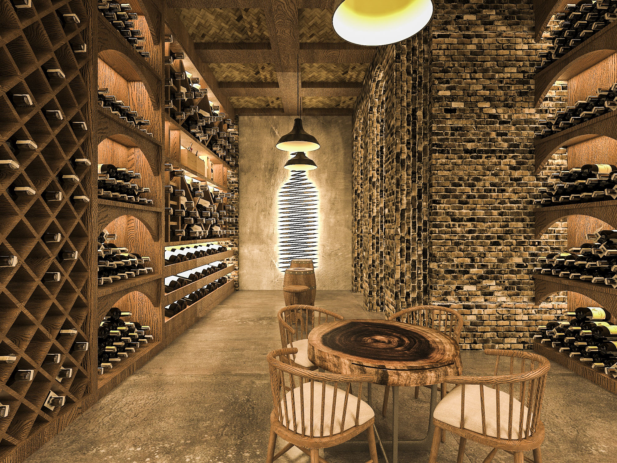 thiết kế nội thất Nhà Hàng tại Lâm Đồng Dalat Wonder Wine Cave 12 1561279335