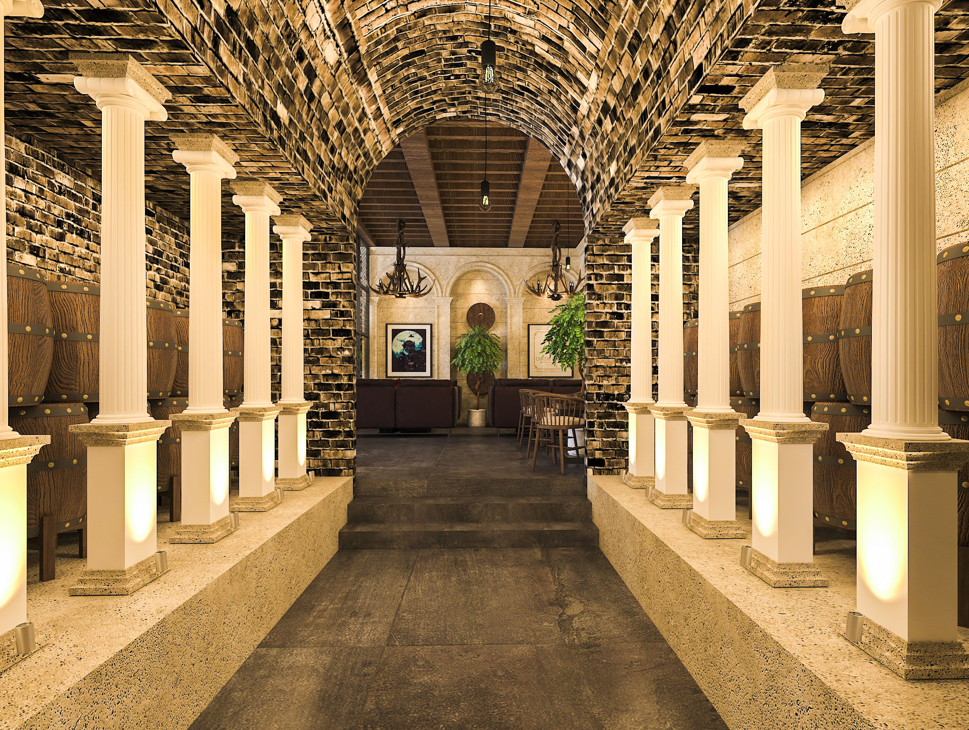 thiết kế nội thất Nhà Hàng tại Lâm Đồng Dalat Wonder Wine Cave 18 1561279337