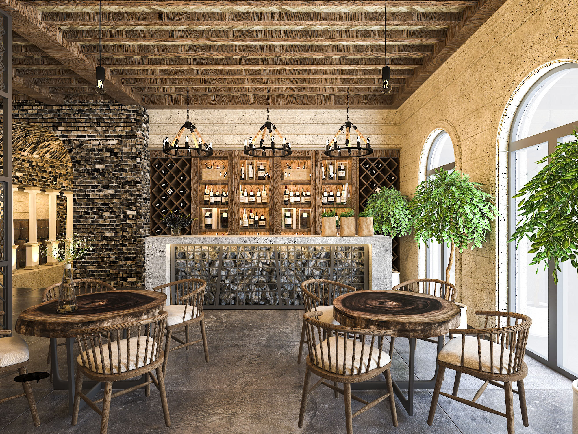 thiết kế nội thất Nhà Hàng tại Lâm Đồng Dalat Wonder Wine Cave 21 1561279339