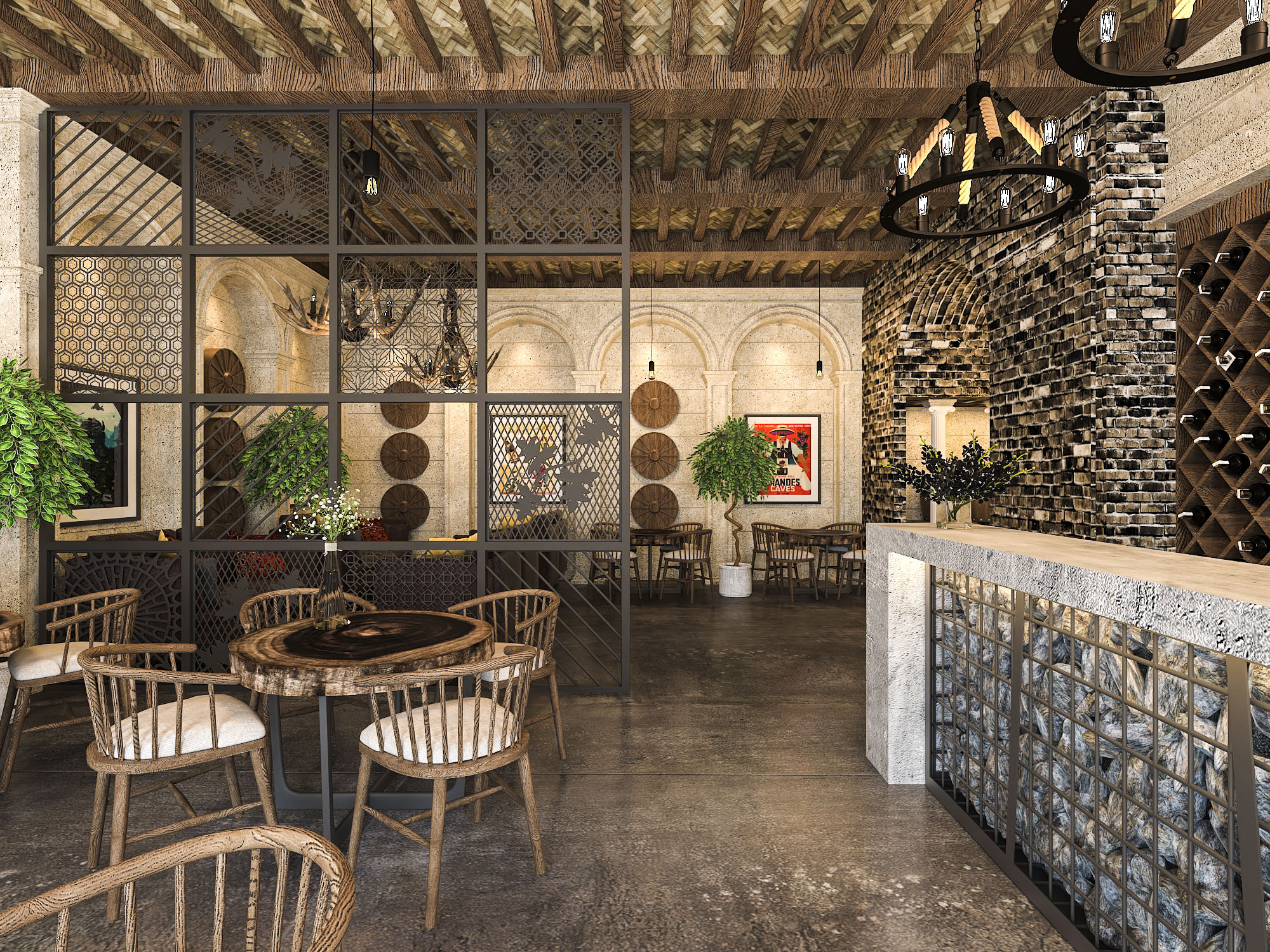 thiết kế nội thất Nhà Hàng tại Lâm Đồng Dalat Wonder Wine Cave 23 1561279340