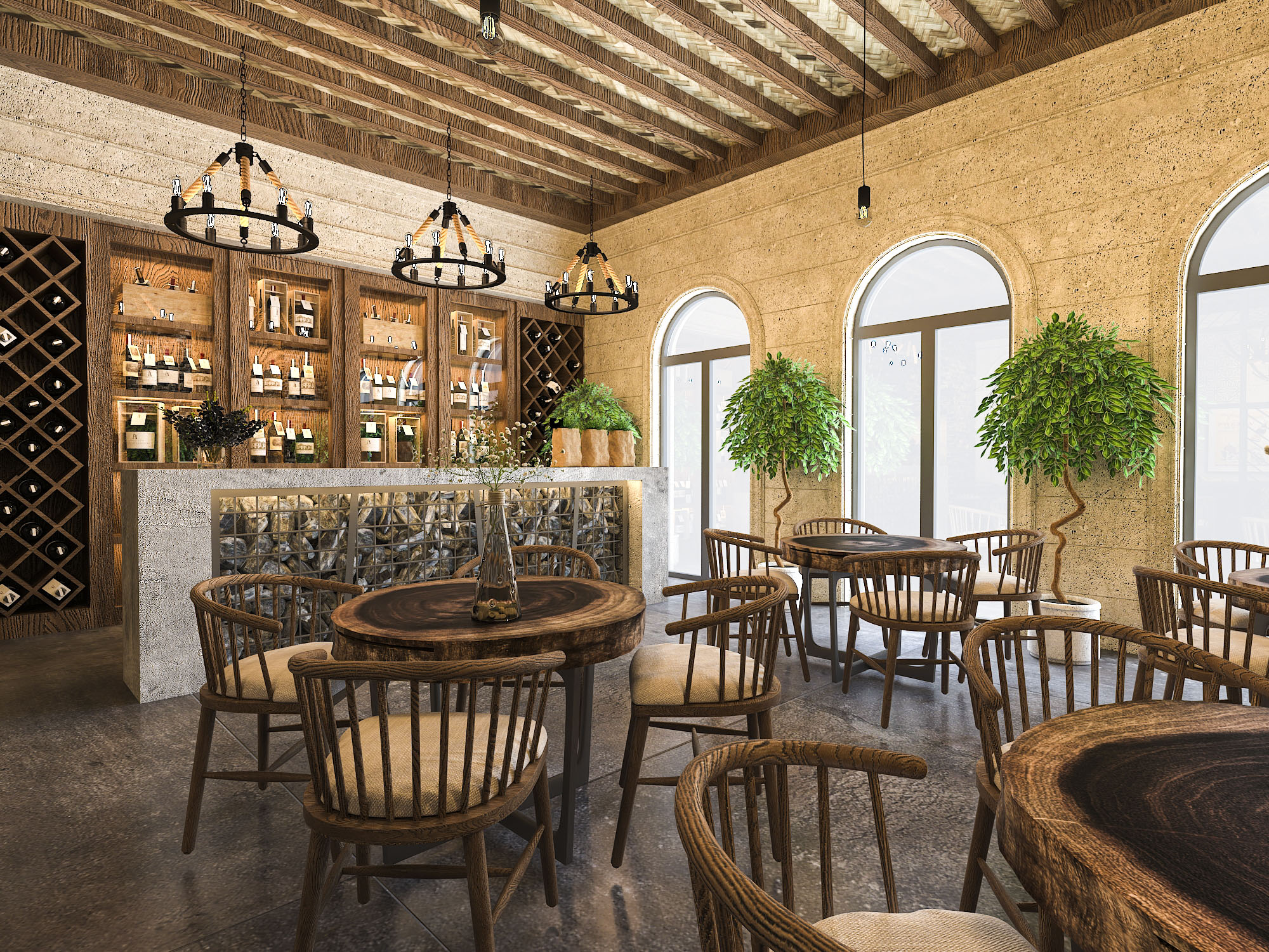 thiết kế nội thất Nhà Hàng tại Lâm Đồng Dalat Wonder Wine Cave 24 1561279340