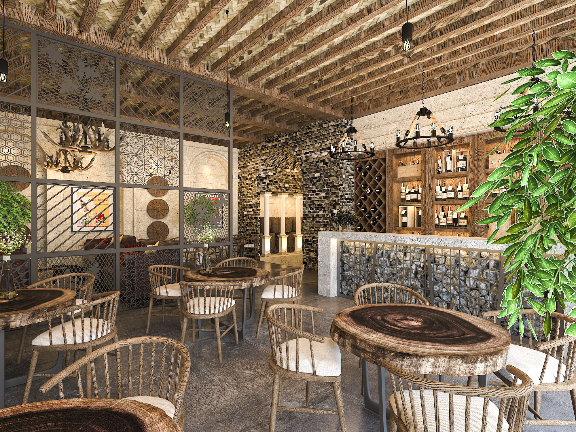 thiết kế nội thất Nhà Hàng tại Lâm Đồng Dalat Wonder Wine Cave 27 1561279341