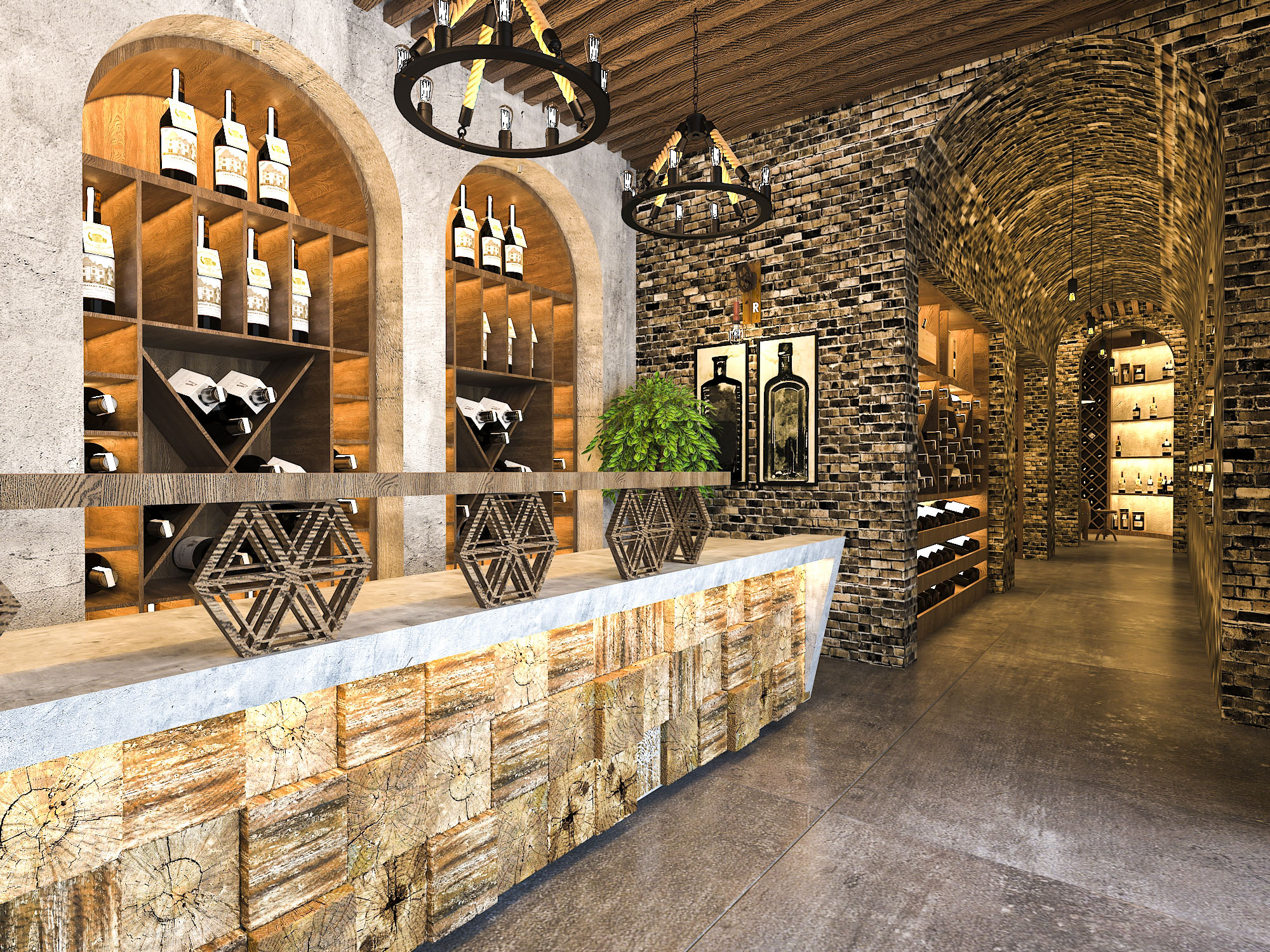 thiết kế nội thất Nhà Hàng tại Lâm Đồng Dalat Wonder Wine Cave 5 1561279331