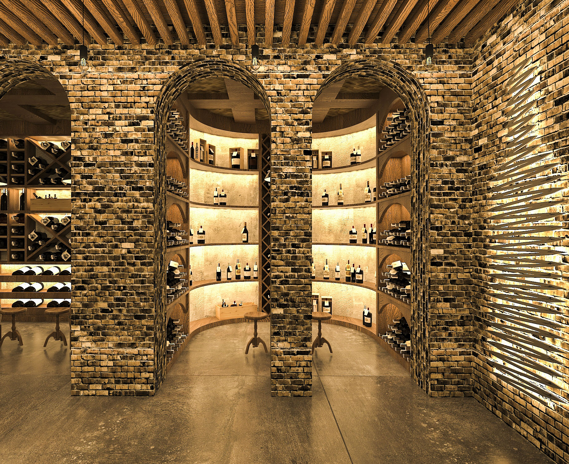 thiết kế nội thất Nhà Hàng tại Lâm Đồng Dalat Wonder Wine Cave 8 1561279334