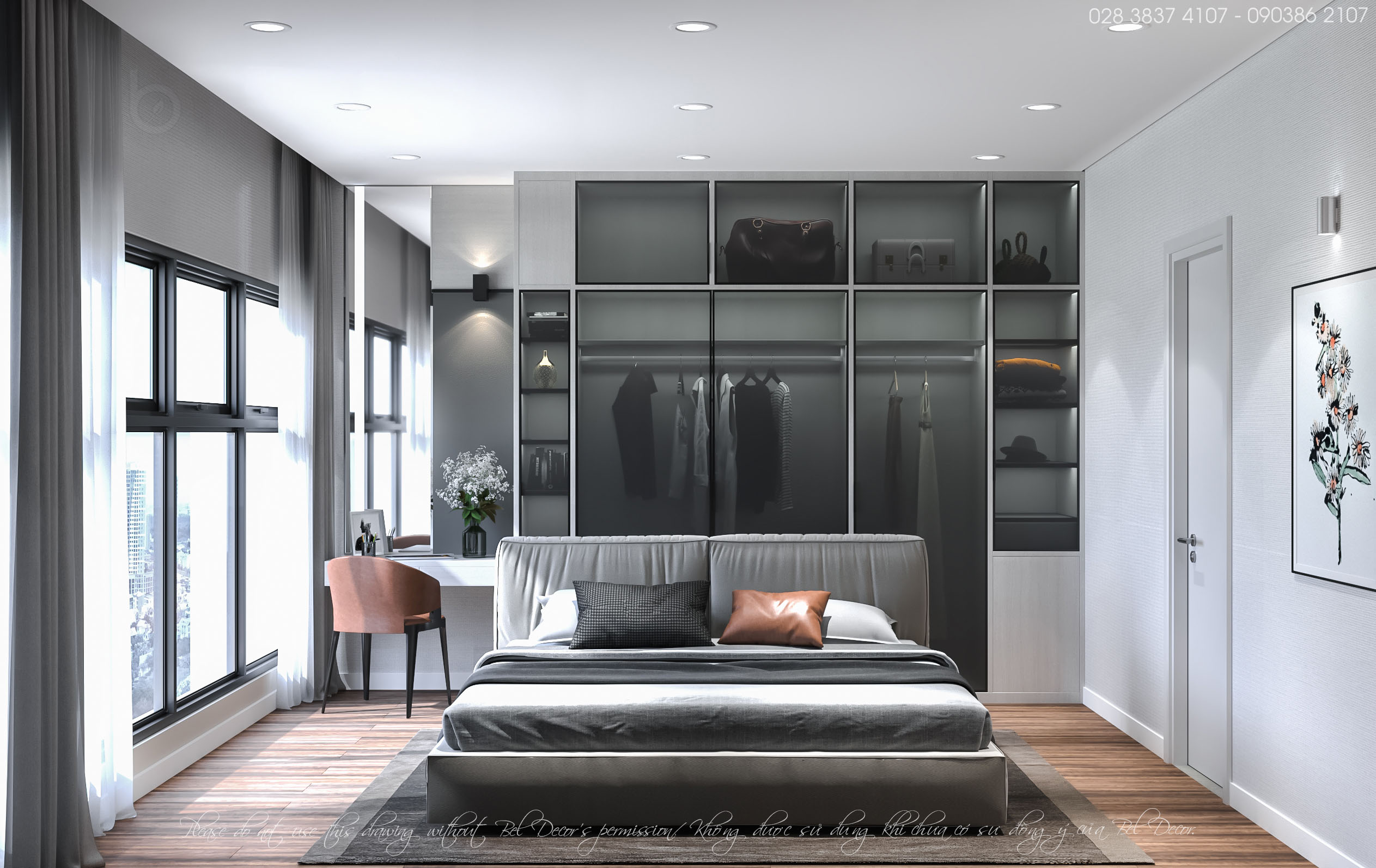 thiết kế nội thất chung cư tại Hồ Chí Minh THIẾT KẾ NỘI THẤT CĂN HỘ (HO1919) 5 1561429810