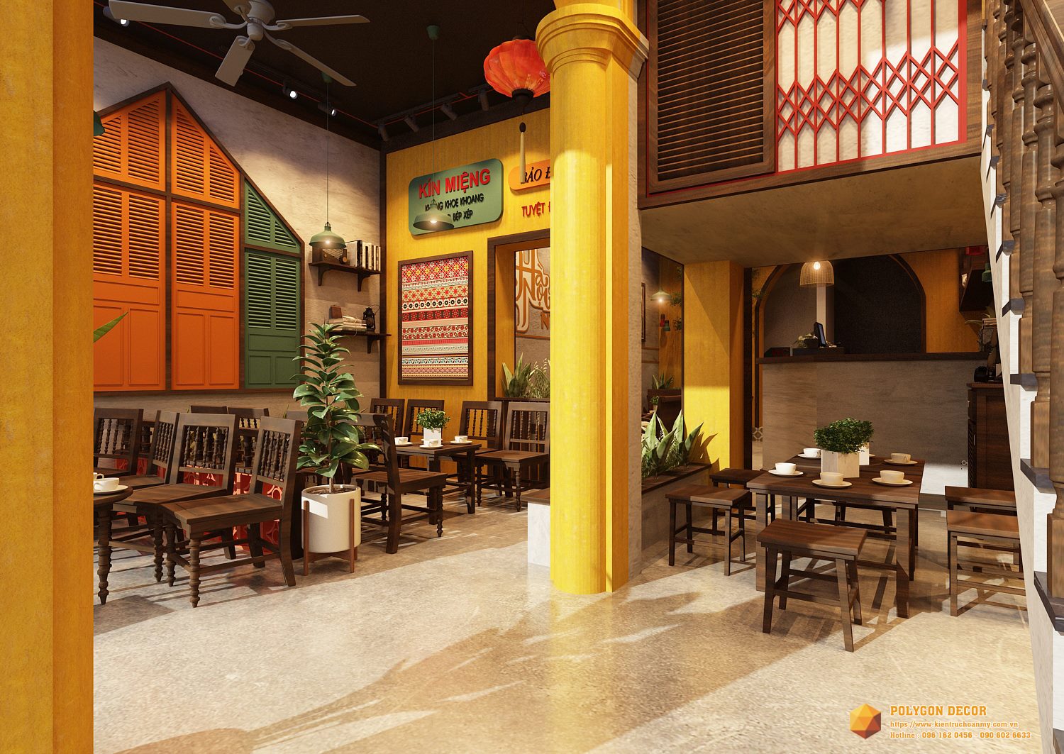 thiết kế nội thất Cafe tại Hà Nội CAFE NẮNG 3 1561949968