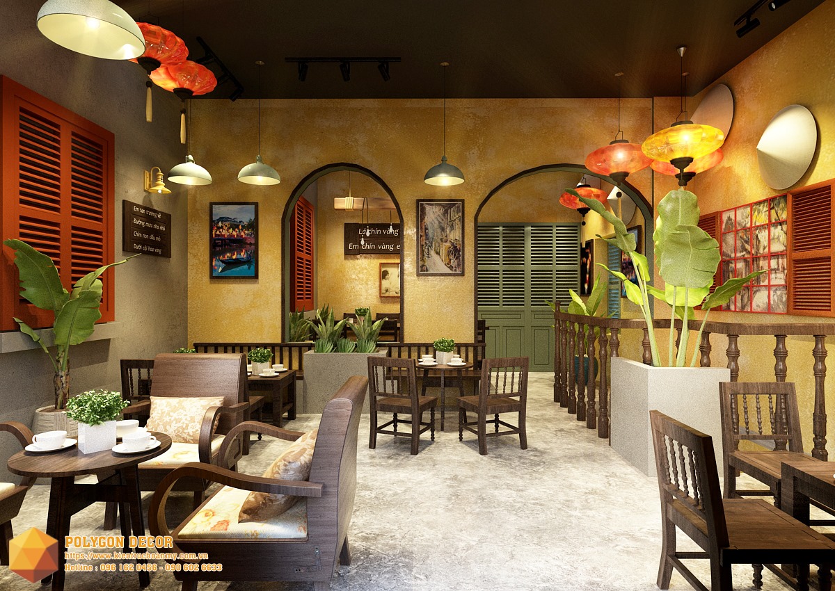 thiết kế nội thất Cafe tại Hà Nội CAFE NẮNG 6 1561949969