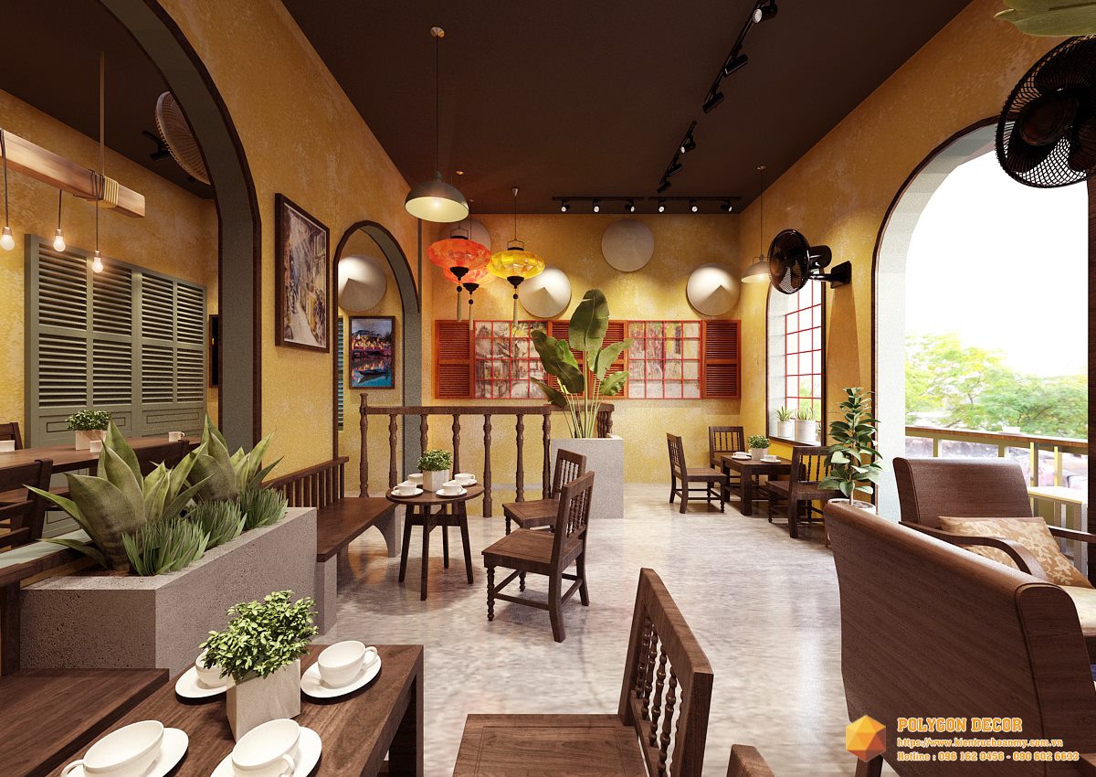 thiết kế nội thất Cafe tại Hà Nội CAFE NẮNG 7 1561949969