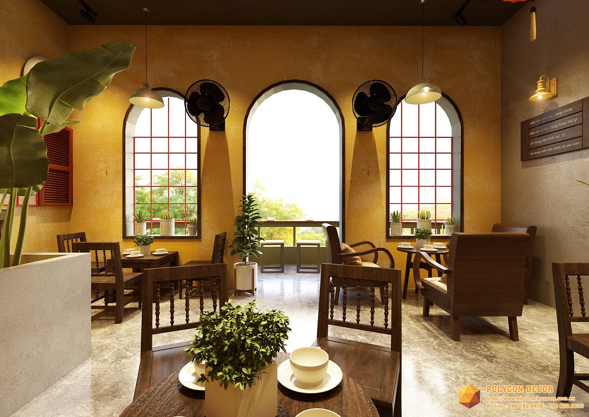 thiết kế nội thất Cafe tại Hà Nội CAFE NẮNG 8 1561949970