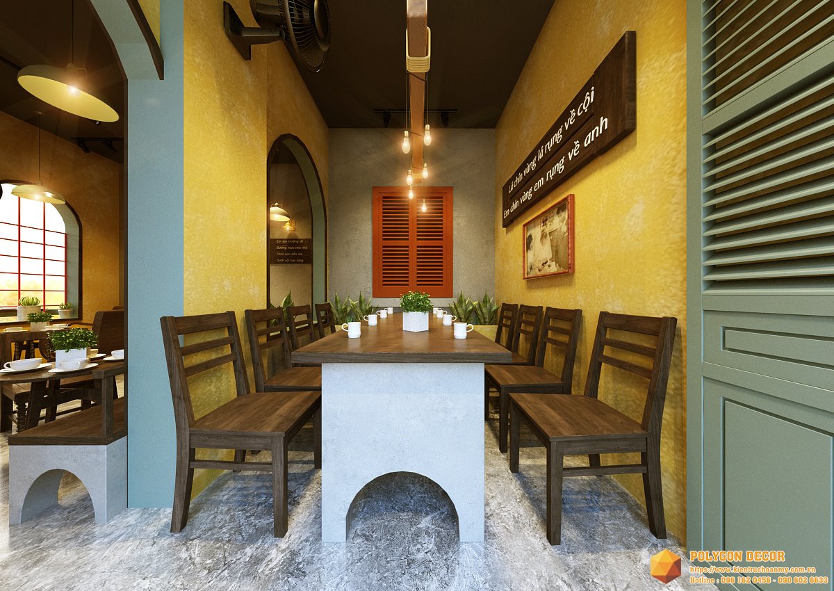 thiết kế nội thất Cafe tại Hà Nội CAFE NẮNG 9 1561949969