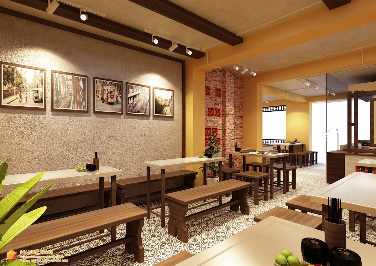 thiết kế nội thất Nhà Hàng tại Hà Nội PHỞ THÌN - CƠ SỞ 2 3 1561950385
