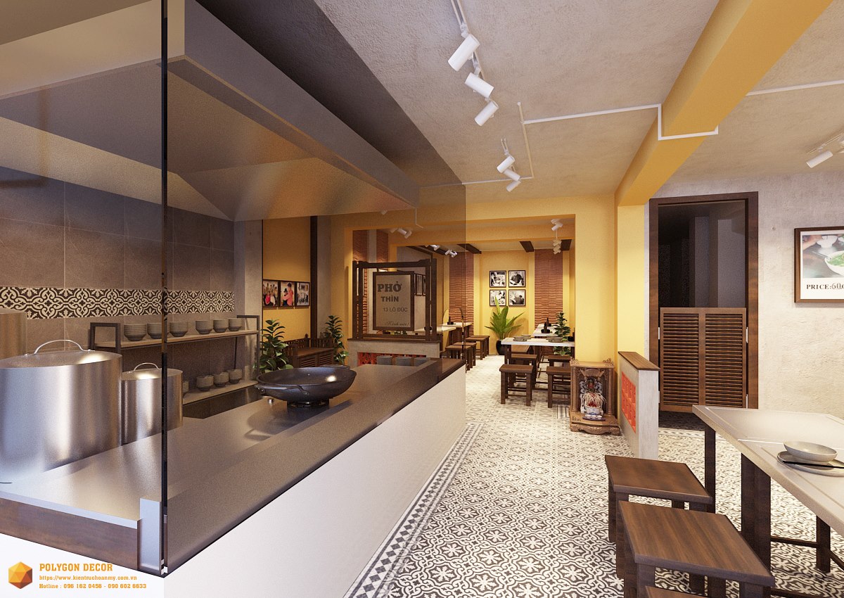 thiết kế nội thất Nhà Hàng tại Hà Nội PHỞ THÌN - CƠ SỞ 2 6 1561950385