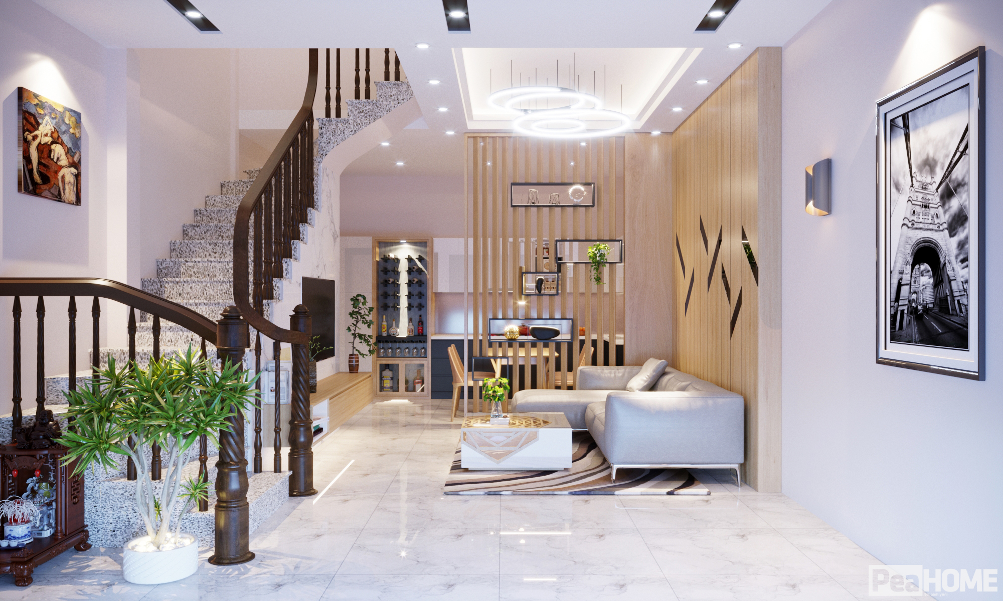 thiết kế nội thất Nhà Mặt Phố tại Hà Nội THIẾT KẾ NỘI THẤT NHÀ PHỐ  1 1561974763