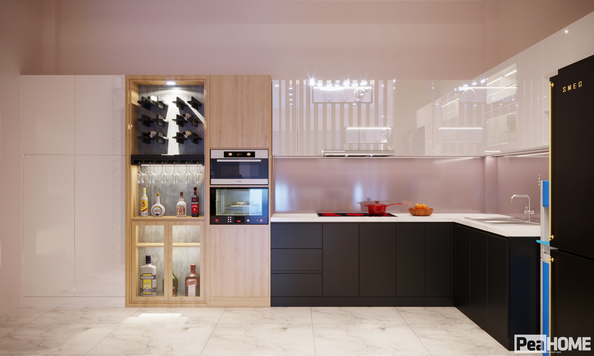 thiết kế nội thất Nhà Mặt Phố tại Hà Nội THIẾT KẾ NỘI THẤT NHÀ PHỐ  6 1561974764