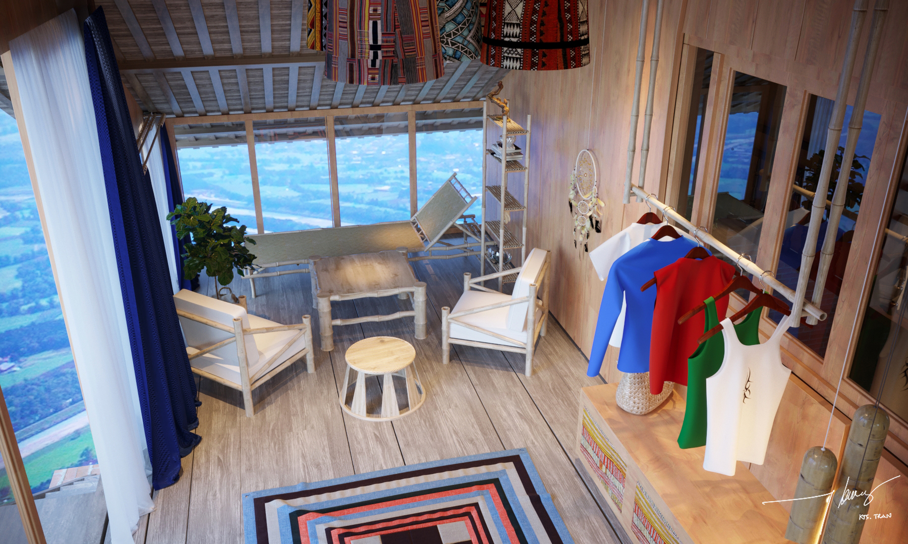 thiết kế nội thất Resort tại Lào Cai HOMESTAY RESORT SAPA 3 1562047542