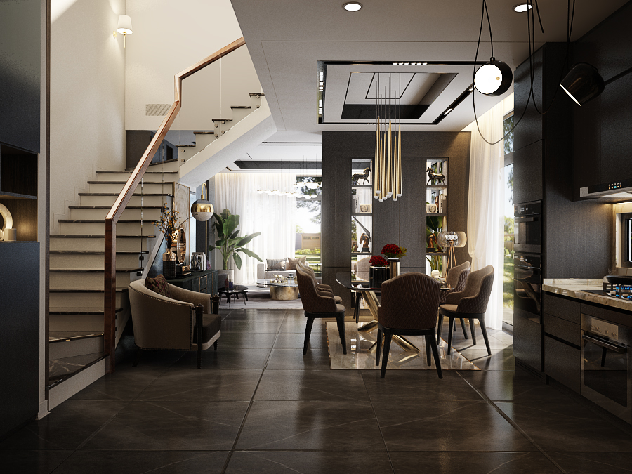 thiết kế nội thất Biệt Thự tại Hồ Chí Minh Noddy 1 1562643575