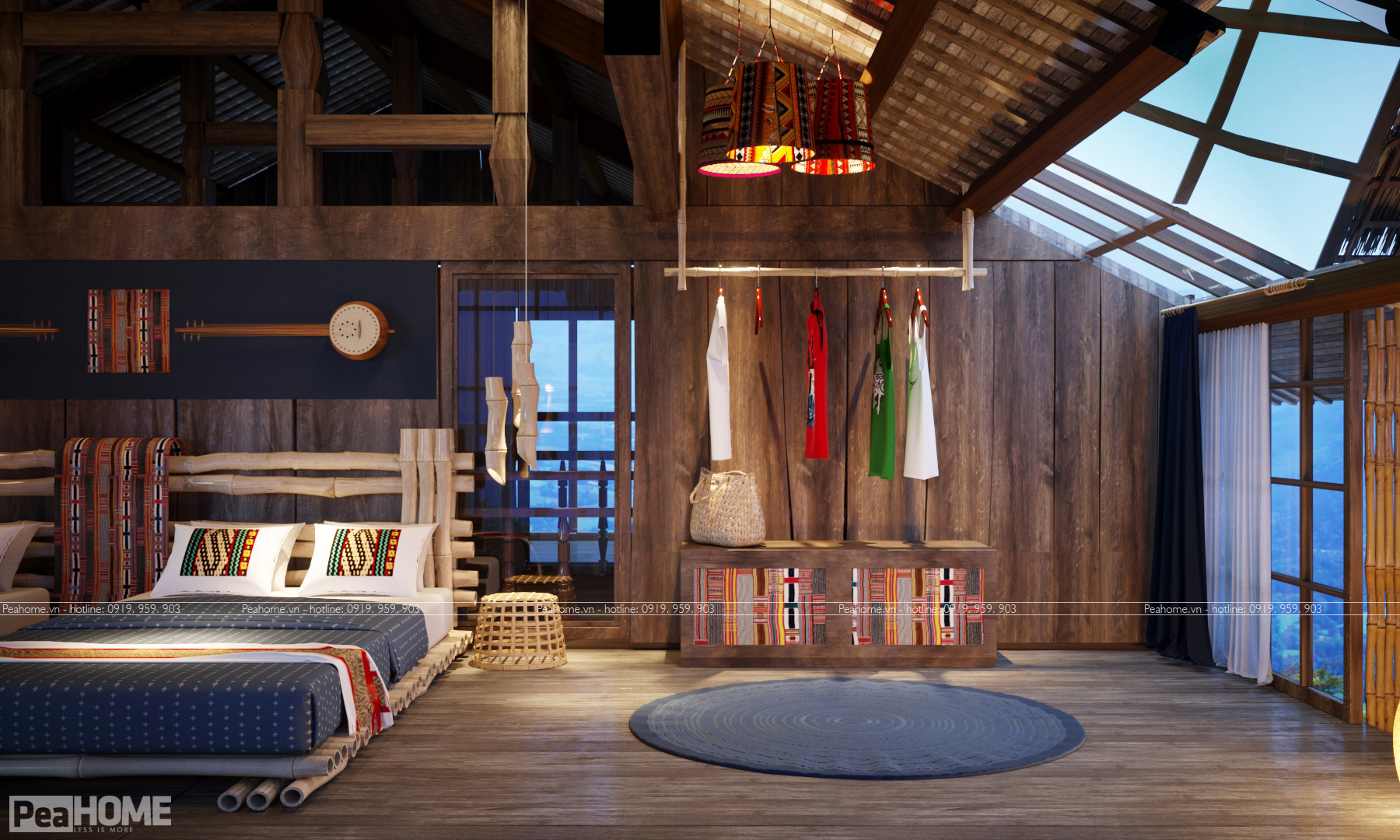 thiết kế nội thất Resort tại Lào Cai SAPA HOMESTAY RESORT 0 1562815030