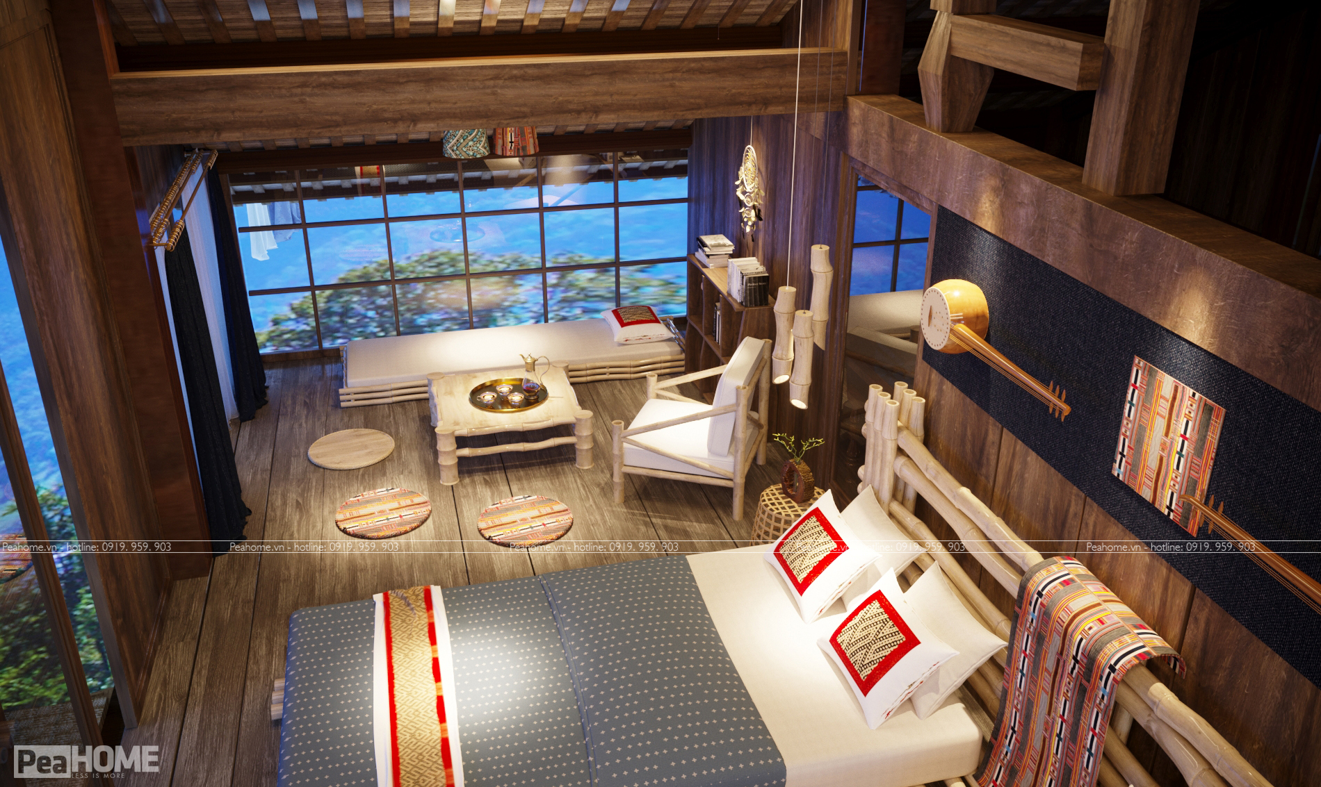 thiết kế nội thất Resort tại Lào Cai SAPA HOMESTAY RESORT 3 1562815031