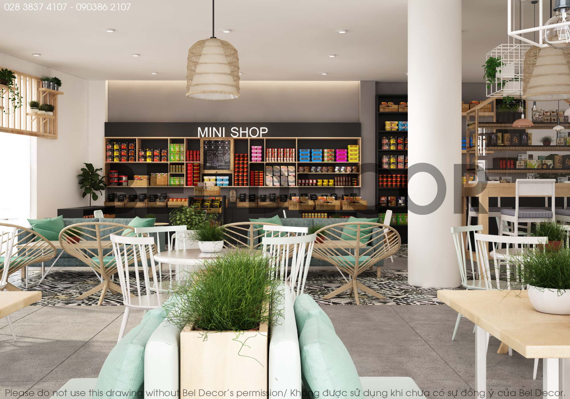 thiết kế nội thất Cafe tại Đồng Nai THIẾT KẾ NỘI THẤT CAFE & MINI SHOP (PR1726) 1 1562832225