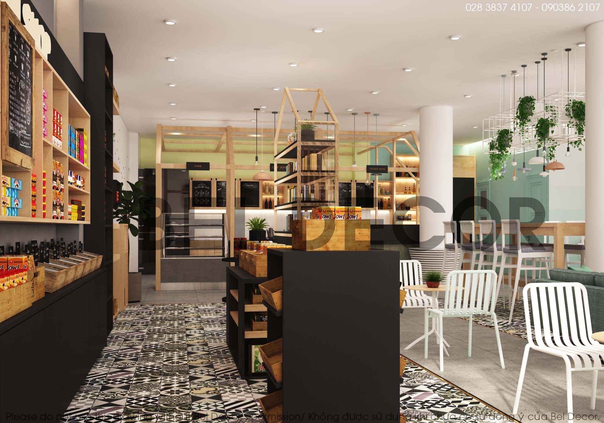 thiết kế nội thất Cafe tại Đồng Nai THIẾT KẾ NỘI THẤT CAFE & MINI SHOP (PR1726) 3 1562832226