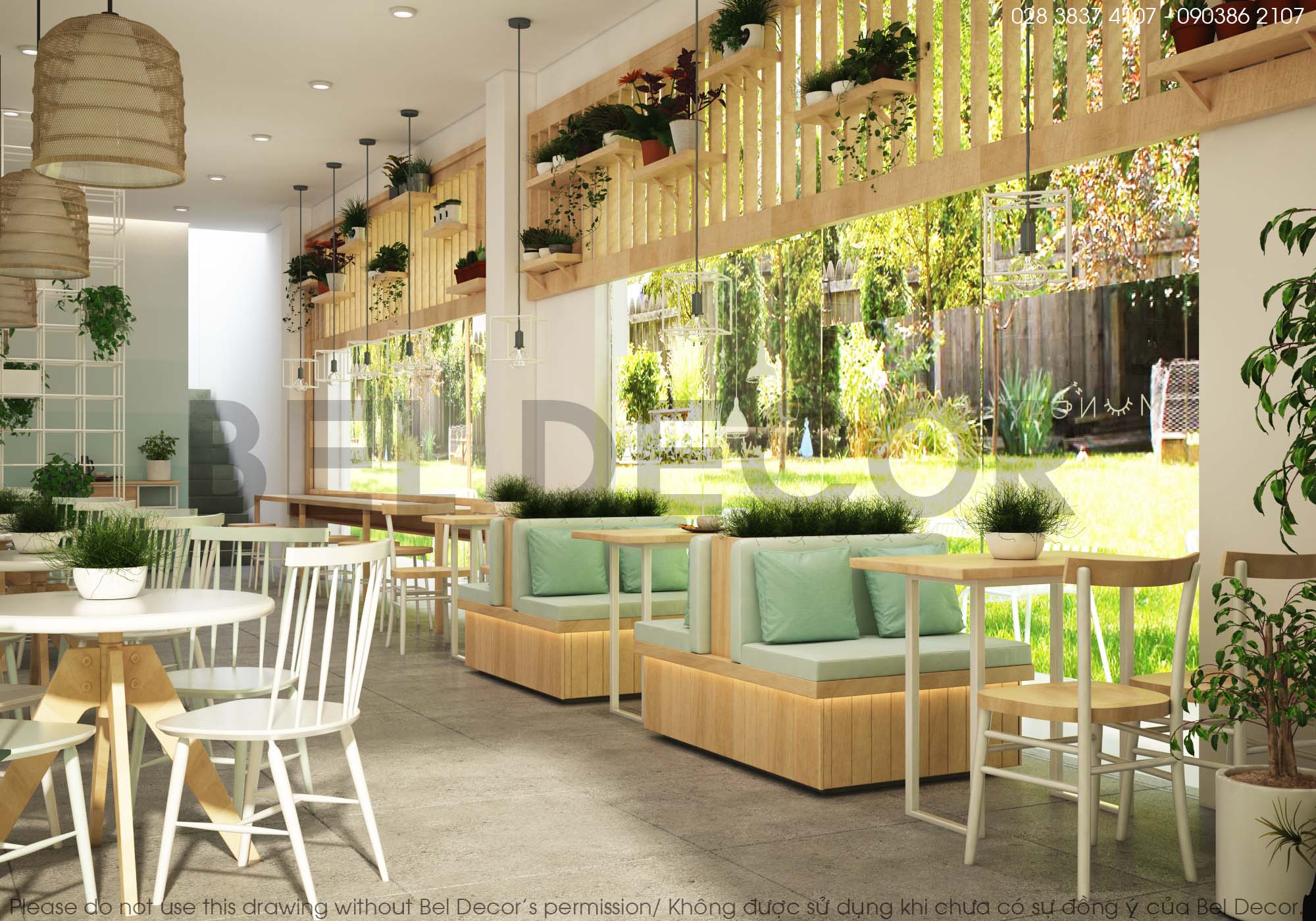 thiết kế nội thất Cafe tại Đồng Nai THIẾT KẾ NỘI THẤT CAFE & MINI SHOP (PR1726) 4 1562832226