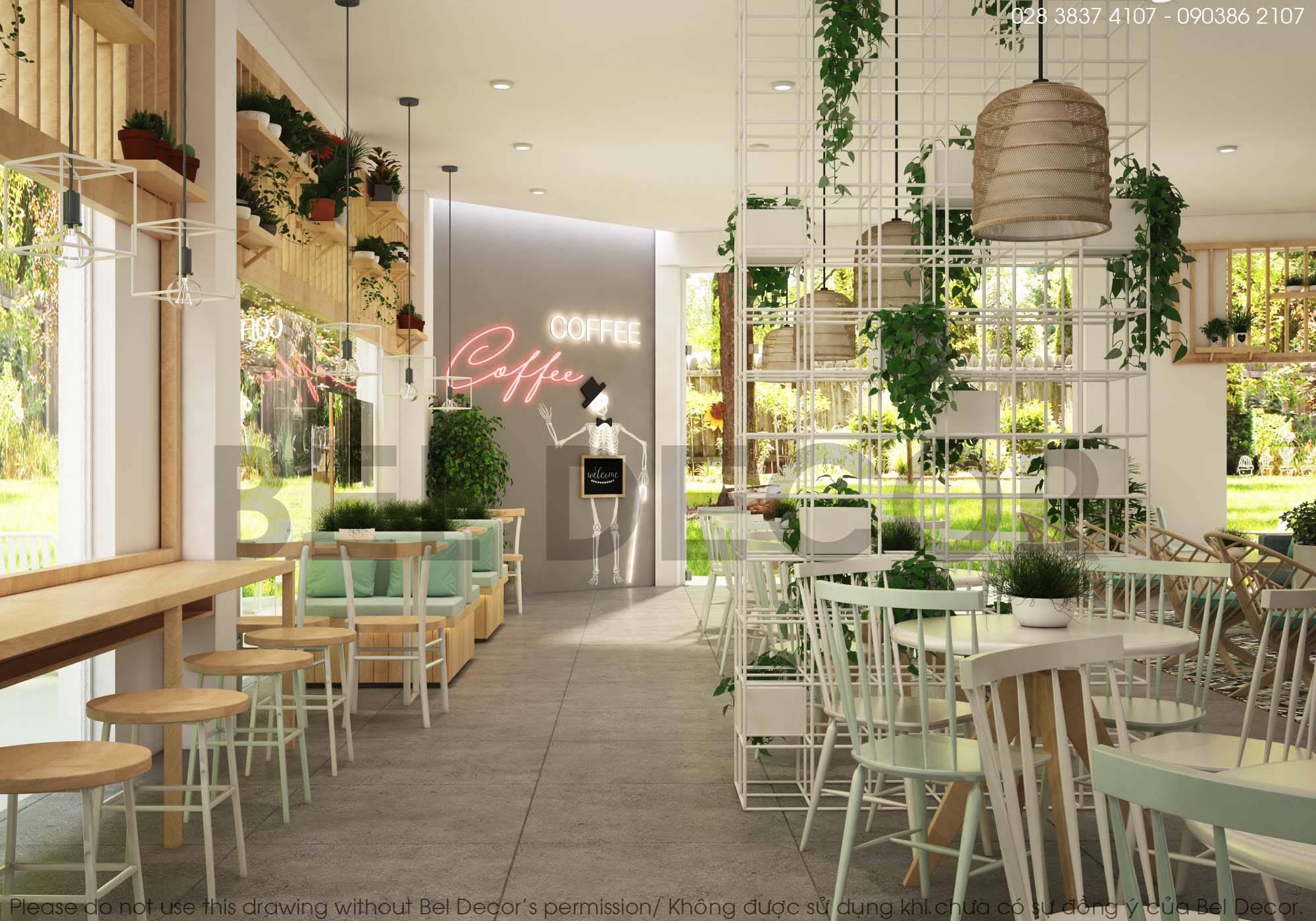 thiết kế nội thất Cafe tại Đồng Nai THIẾT KẾ NỘI THẤT CAFE & MINI SHOP (PR1726) 5 1562832226