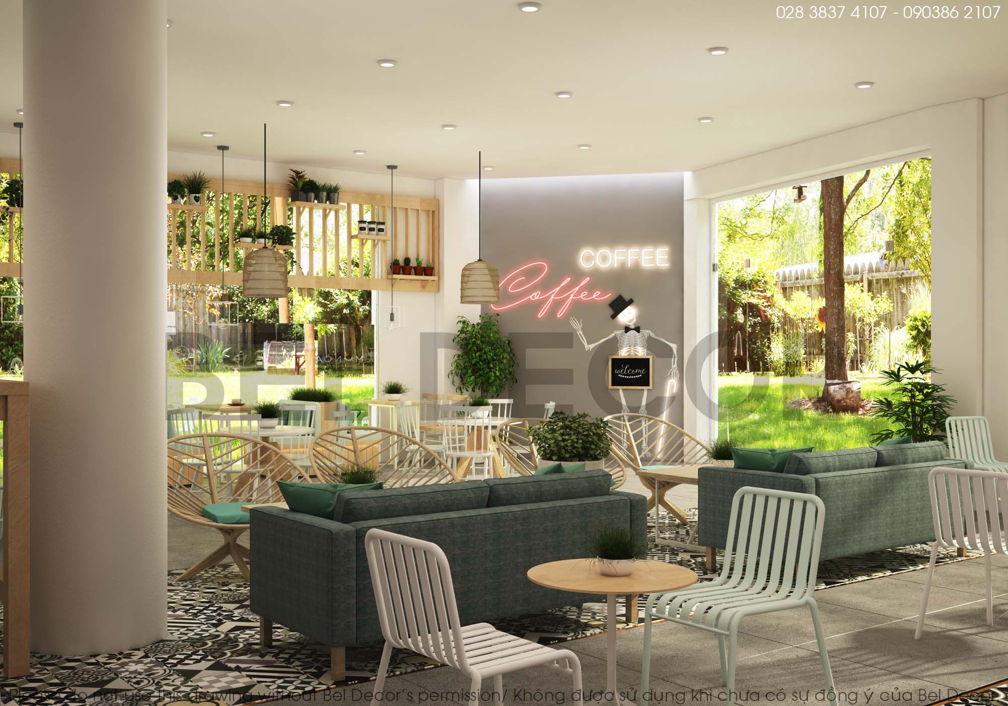 thiết kế nội thất Cafe tại Đồng Nai THIẾT KẾ NỘI THẤT CAFE & MINI SHOP (PR1726) 7 1562832227