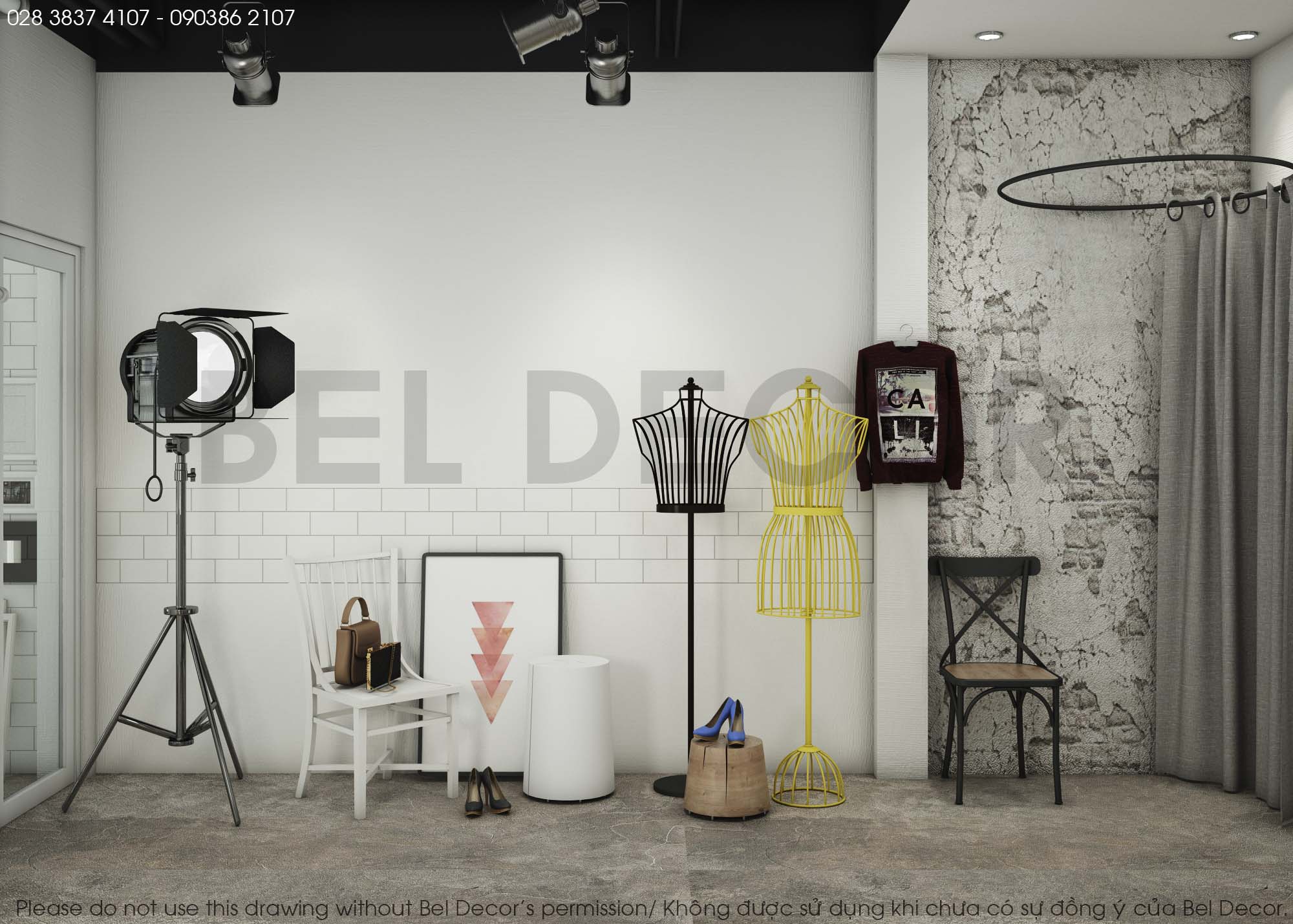 thiết kế nội thất Shop tại Hồ Chí Minh THIẾT KẾ NỘI THẤT SHOP (PR1701) 2 1562832649