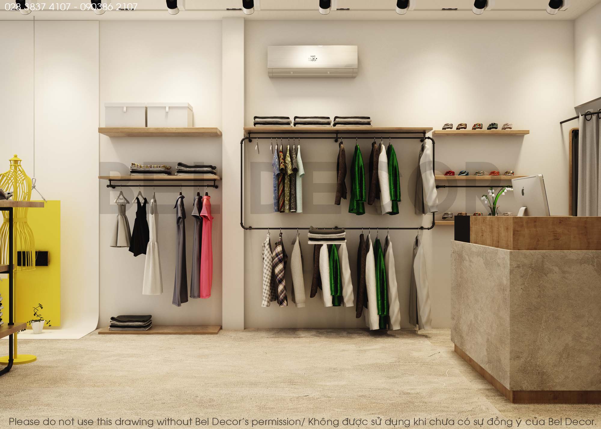 thiết kế nội thất Shop tại Hồ Chí Minh THIẾT KẾ NỘI THẤT SHOP (PR1701) 5 1562832649