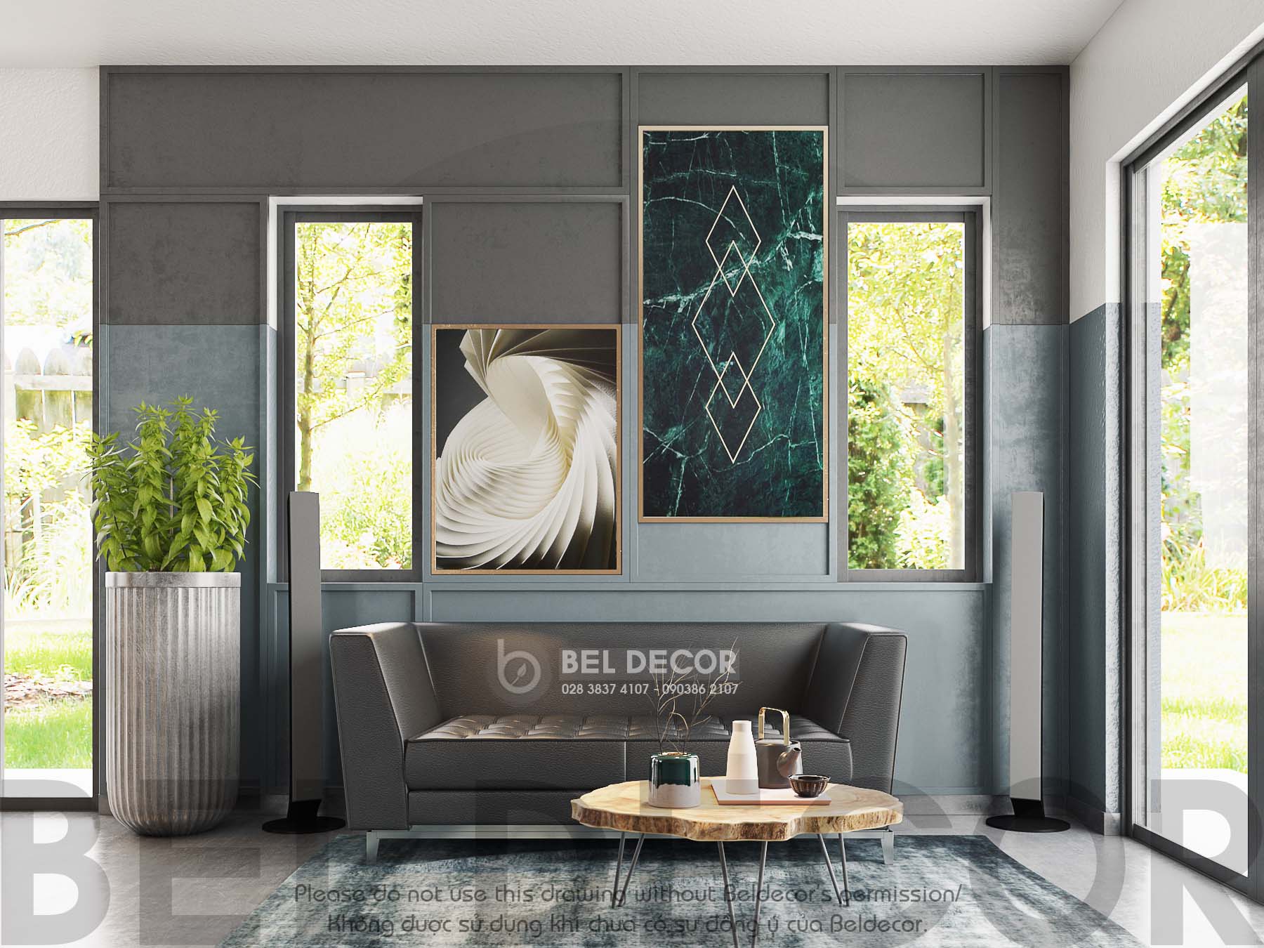 thiết kế nội thất Biệt Thự tại Hồ Chí Minh THIẾT KẾ NỘI THẤT BIỆT THỰ (HO1719B) 0 1562834428