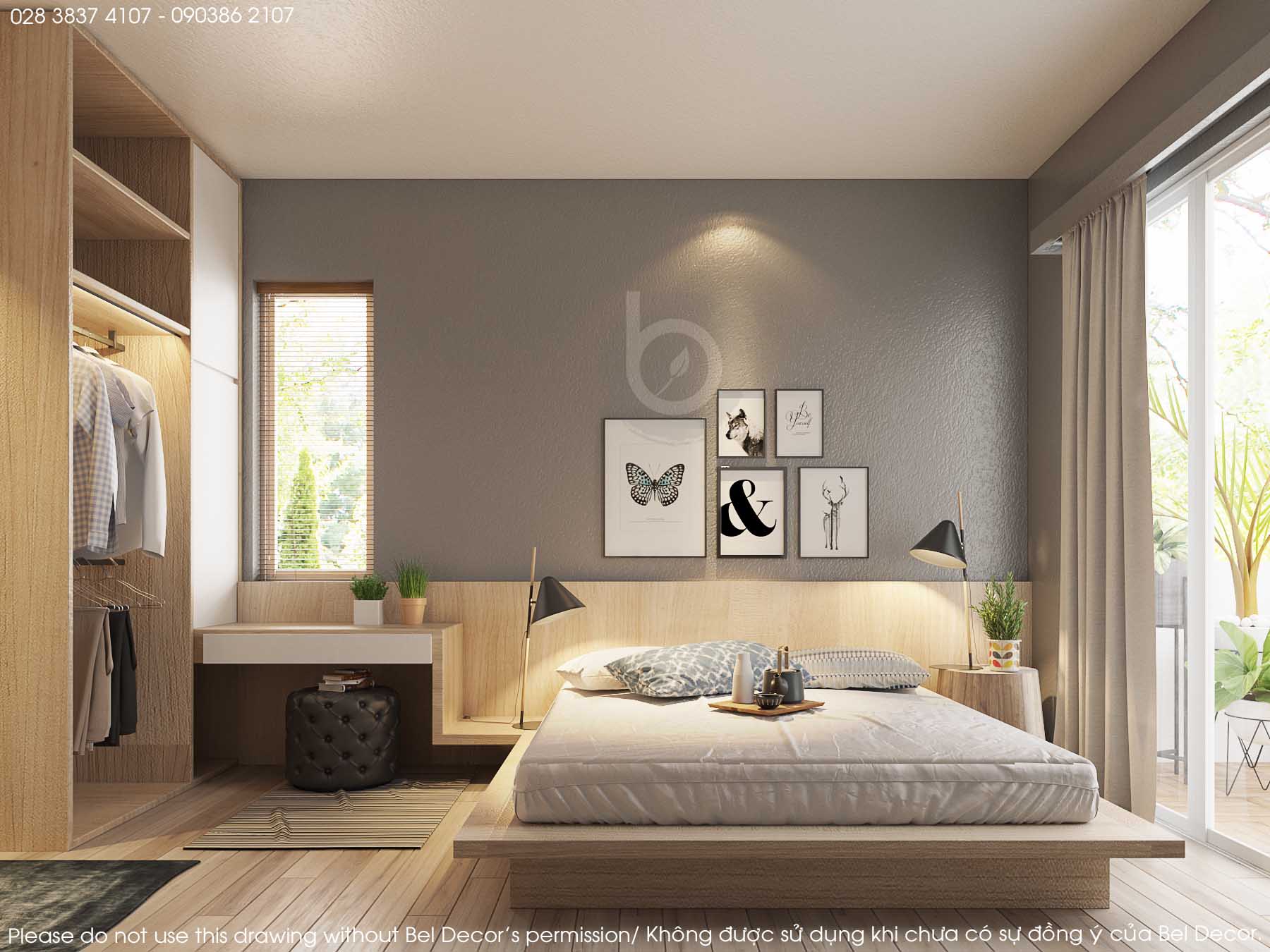 thiết kế nội thất Biệt Thự tại Hồ Chí Minh THIẾT KẾ NỘI THẤT BIỆT THỰ (HO1719B) 7 1562834429