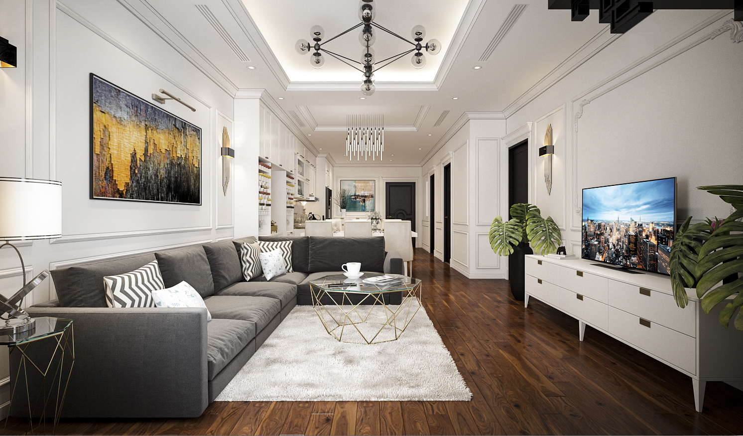 thiết kế nội thất chung cư tại Hà Nội Nội thất chung cư anh Tưởng - Royal 0 1562917007