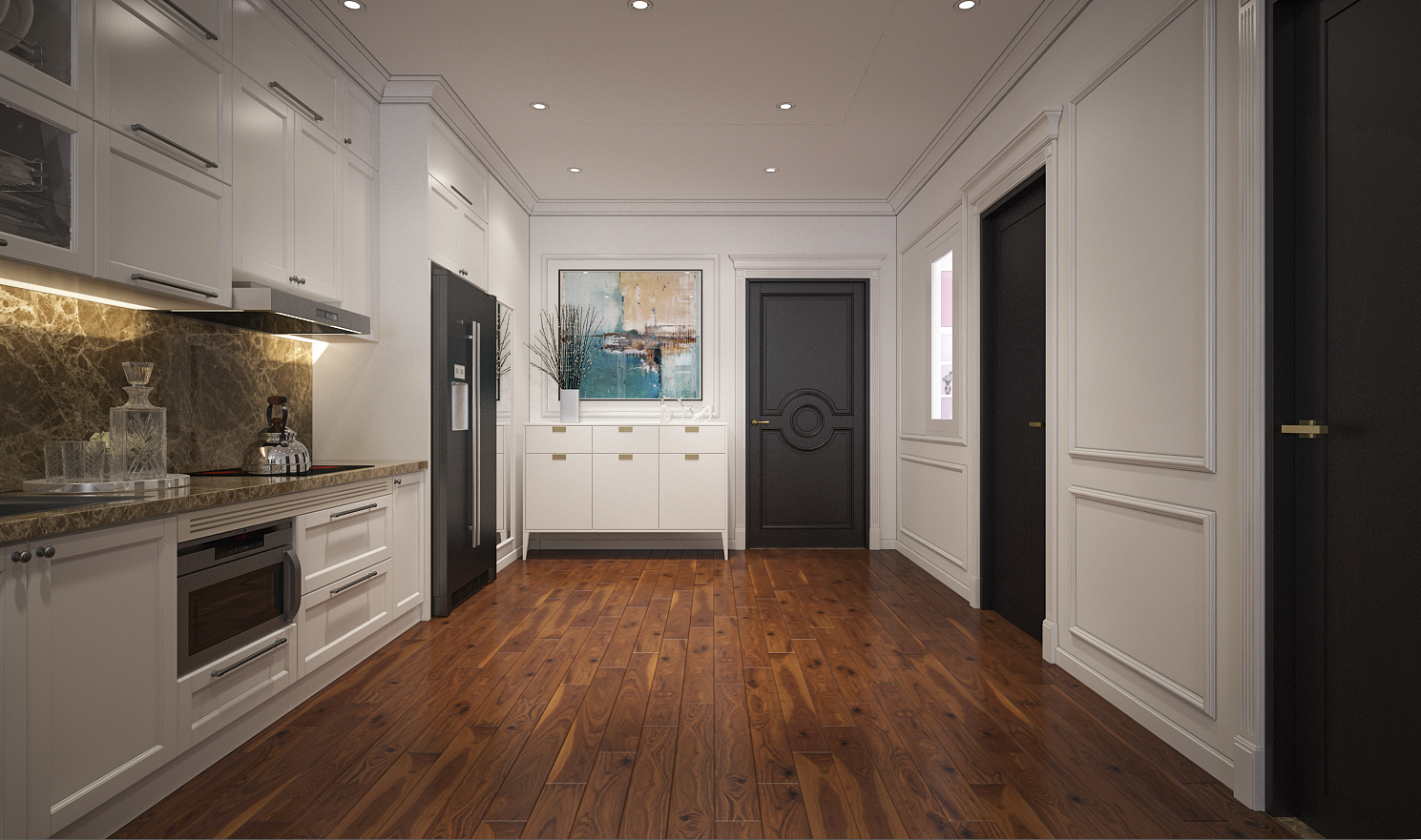 thiết kế nội thất chung cư tại Hà Nội Nội thất chung cư anh Tưởng - Royal 5 1562917008