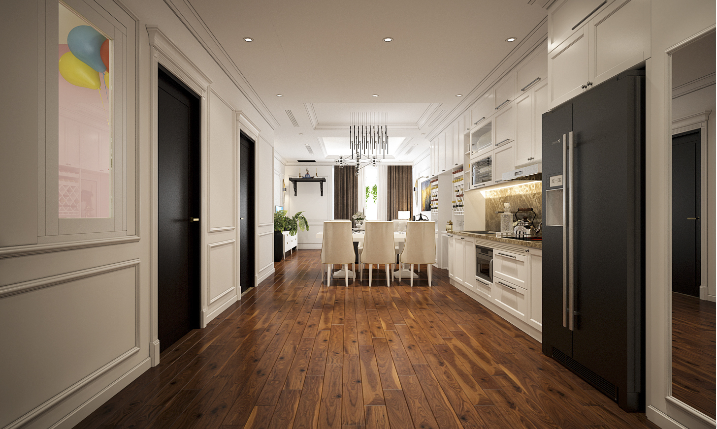 thiết kế nội thất chung cư tại Hà Nội Nội thất chung cư anh Tưởng - Royal 7 1562917010