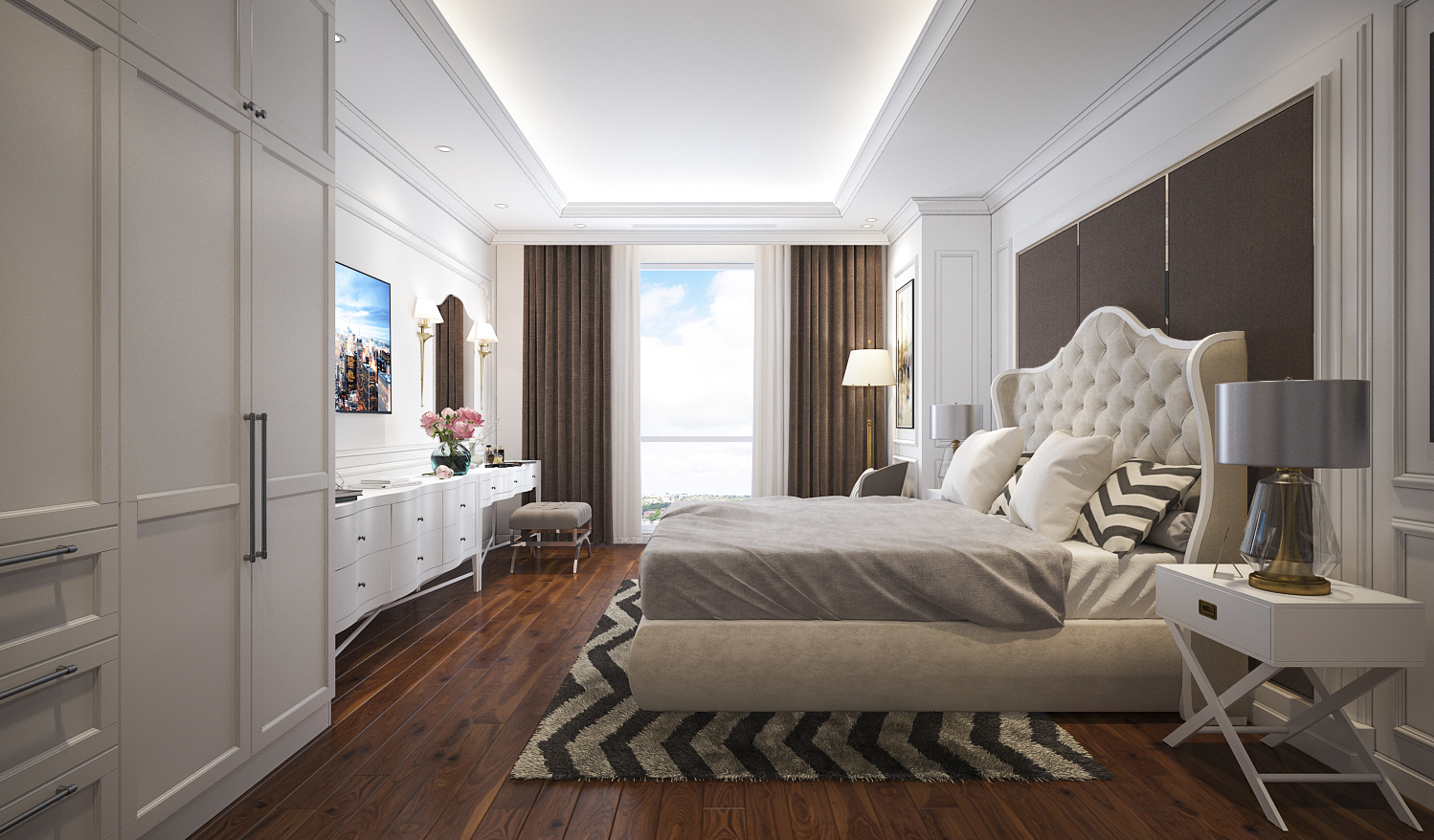 thiết kế nội thất chung cư tại Hà Nội Nội thất chung cư anh Tưởng - Royal 8 1562917010