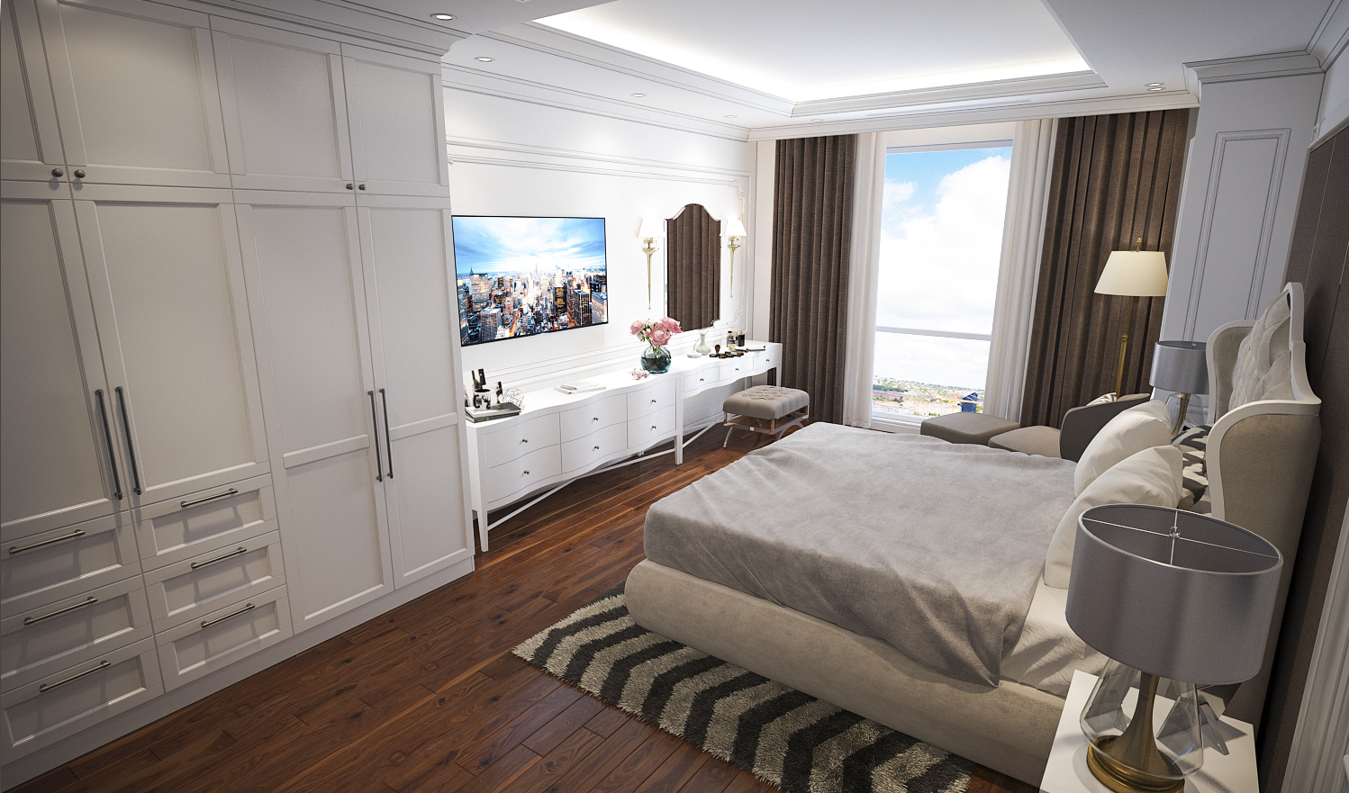 thiết kế nội thất chung cư tại Hà Nội Nội thất chung cư anh Tưởng - Royal 9 1562917010