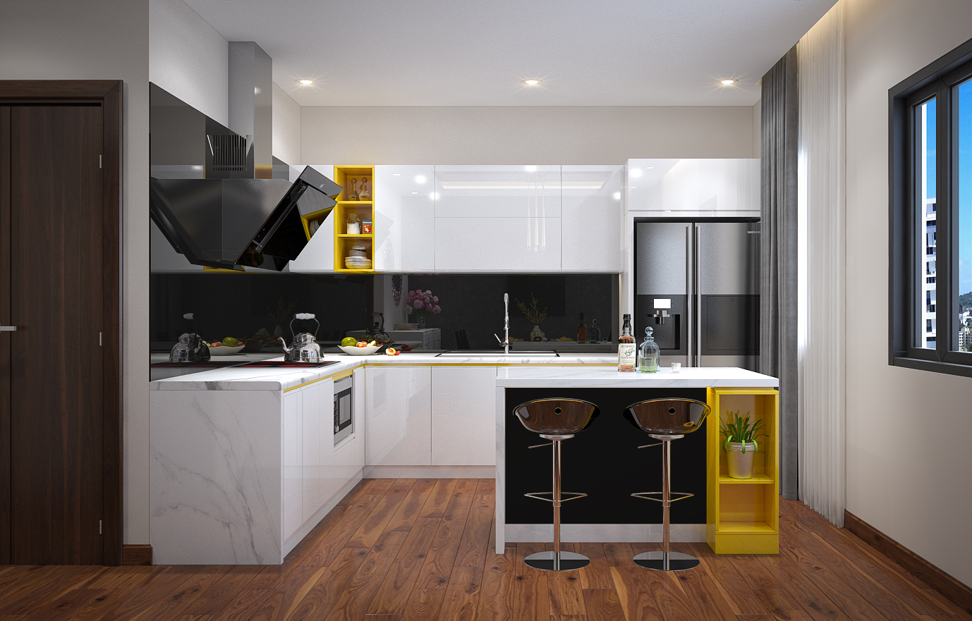 thiết kế nội thất Nhà Mặt Phố tại Hà Nội Nhà anh Linh 13 1562927761