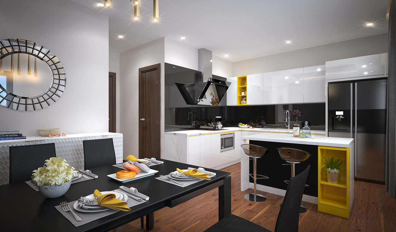 thiết kế nội thất Nhà Mặt Phố tại Hà Nội Nhà anh Linh 16 1562927762