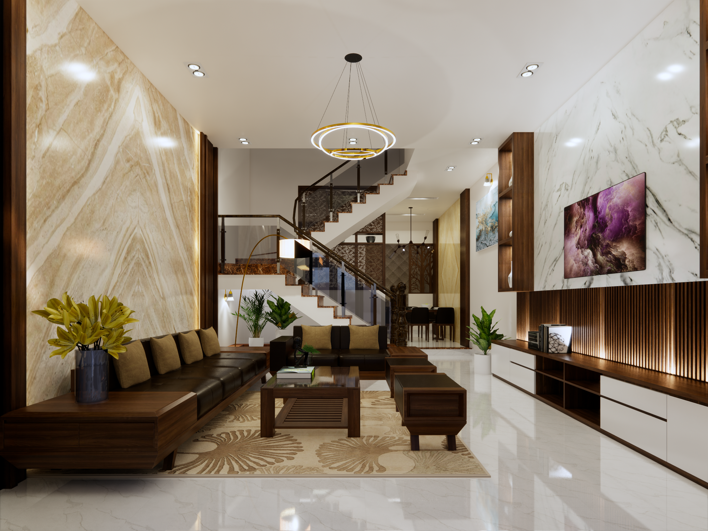 thiết kế nội thất Nhà Mặt Phố tại Bình Thuận NỘI THẤT NHÀ PHỐ ĐƯƠNG ĐẠI - INTERIOR MODERN HOUSE 0 1563031256