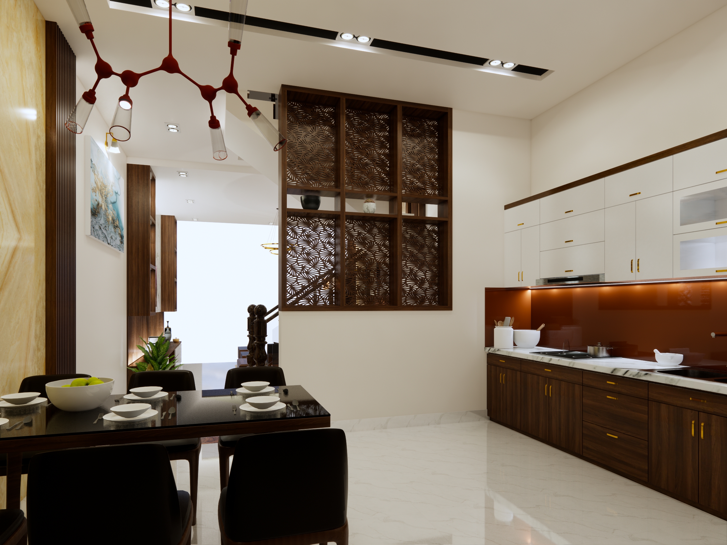 thiết kế nội thất Nhà Mặt Phố tại Bình Thuận NỘI THẤT NHÀ PHỐ ĐƯƠNG ĐẠI - INTERIOR MODERN HOUSE 3 1563031261