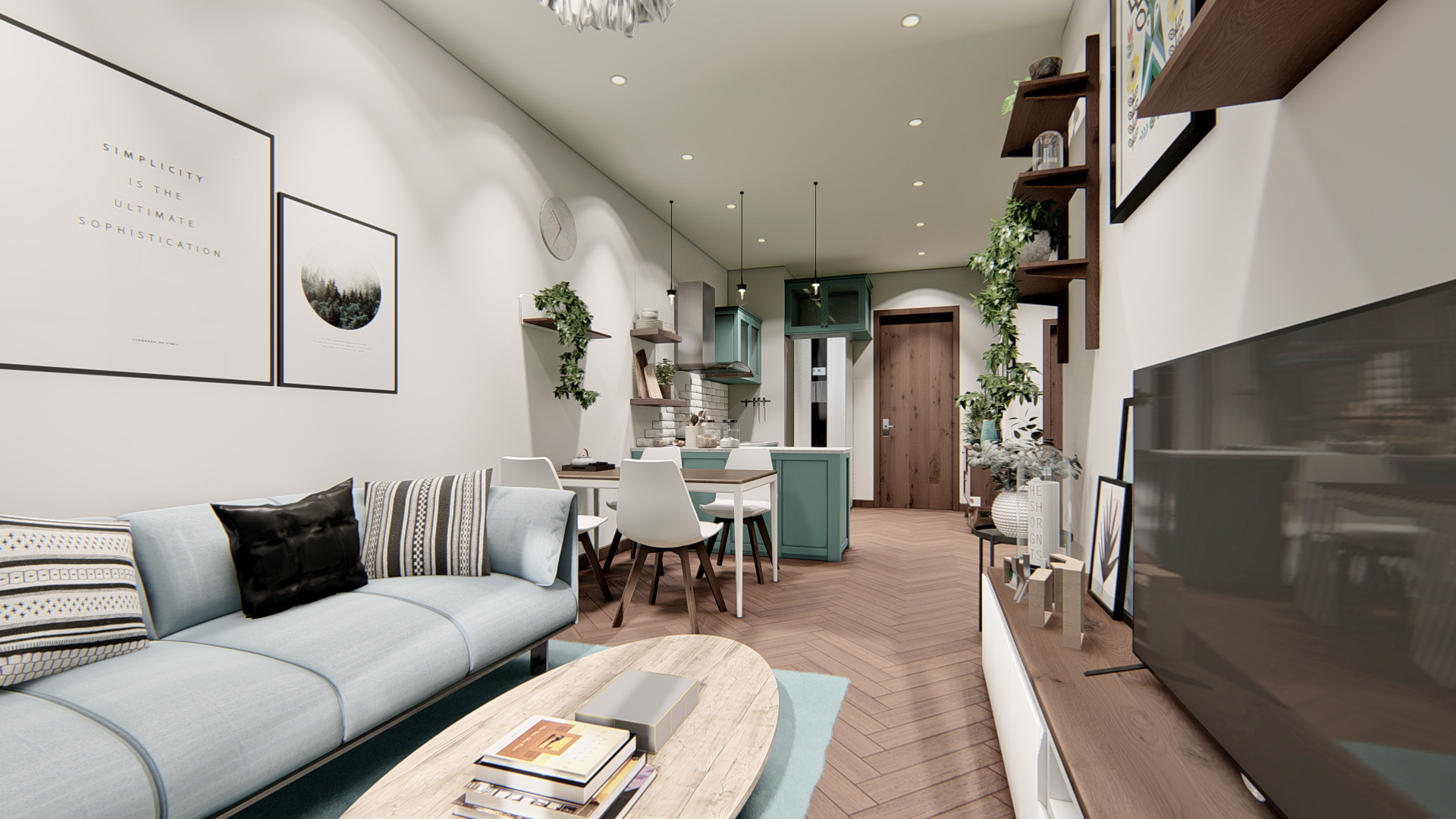 thiết kế nội thất chung cư tại Hồ Chí Minh Căn hộ Hà Đô Centrosa 0 1565695031