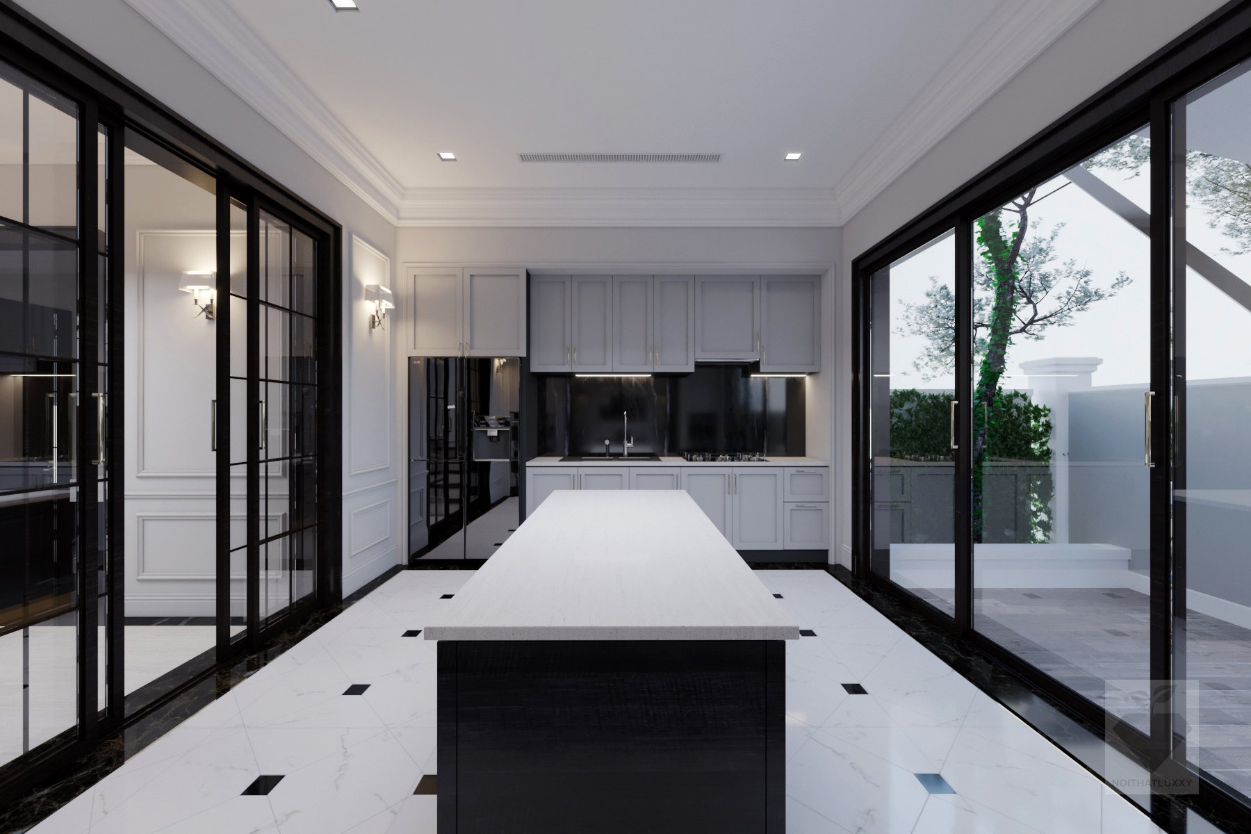 thiết kế Nội thất Biệt Thự Biệt thự ngoại ô104