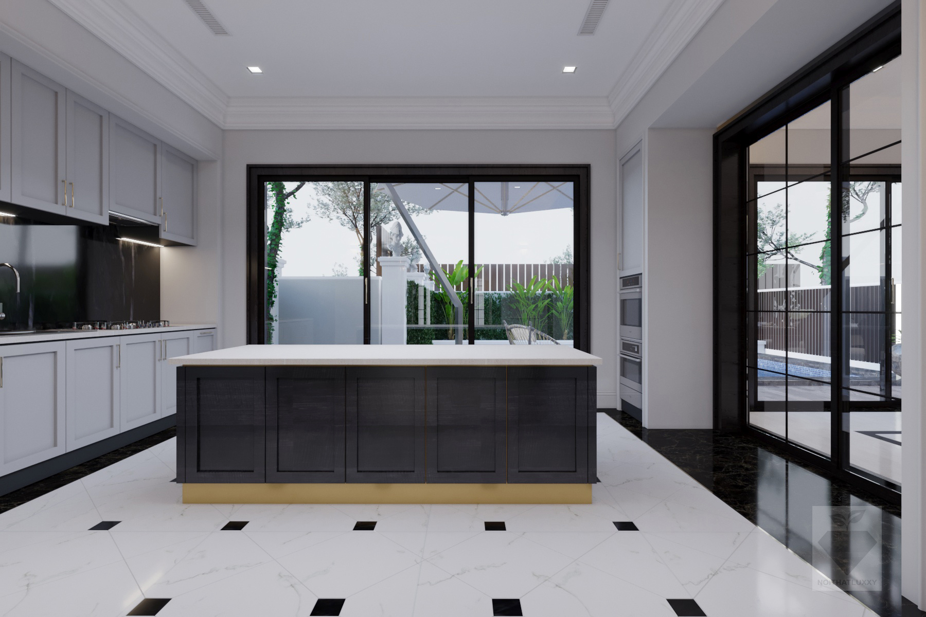 thiết kế Nội thất Biệt Thự Biệt thự ngoại ô117