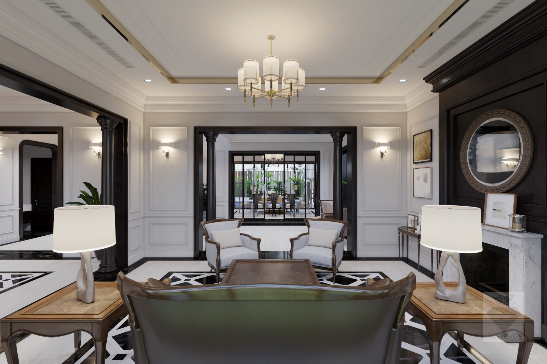 thiết kế Nội thất Biệt Thự Biệt thự ngoại ô124