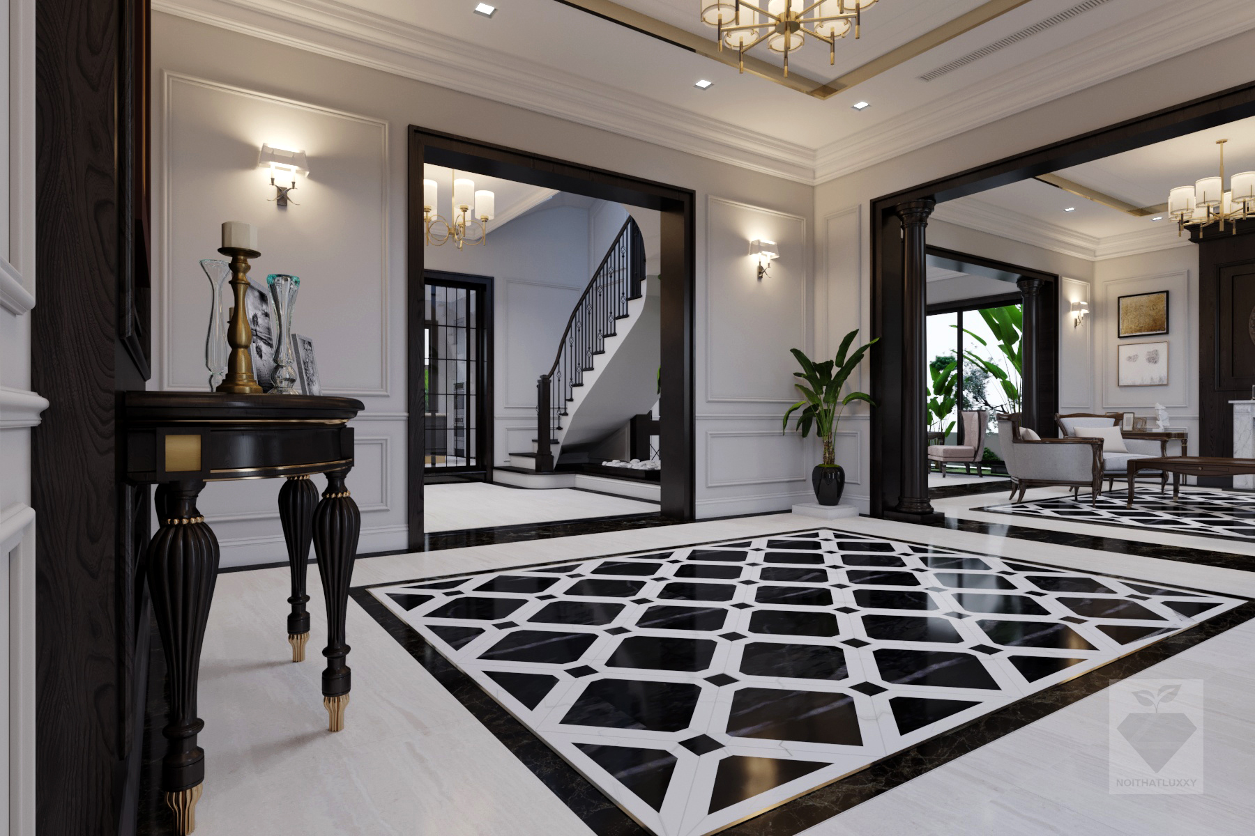 thiết kế Nội thất Biệt Thự Biệt thự ngoại ô150