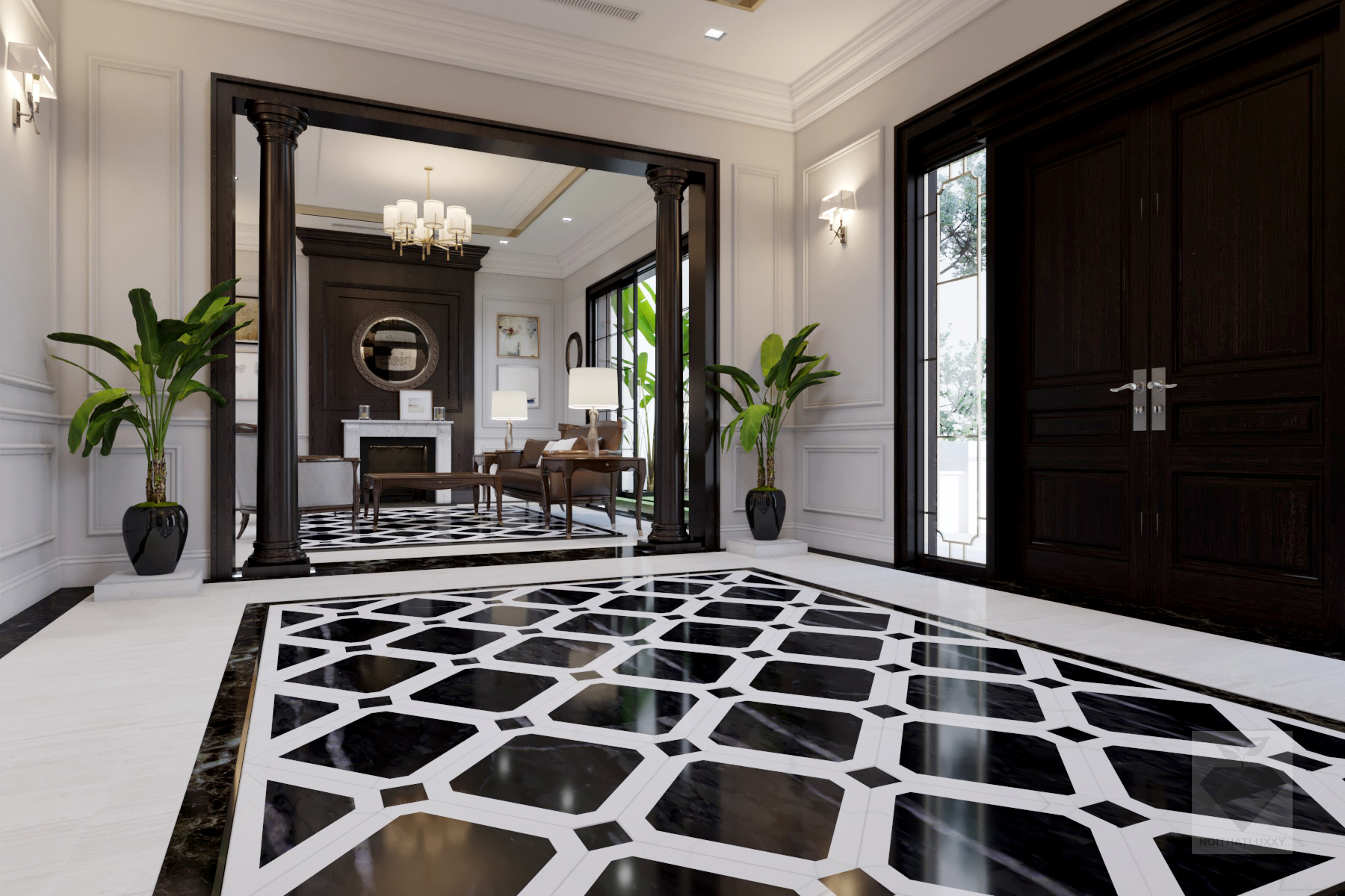 thiết kế Nội thất Biệt Thự Biệt thự ngoại ô22