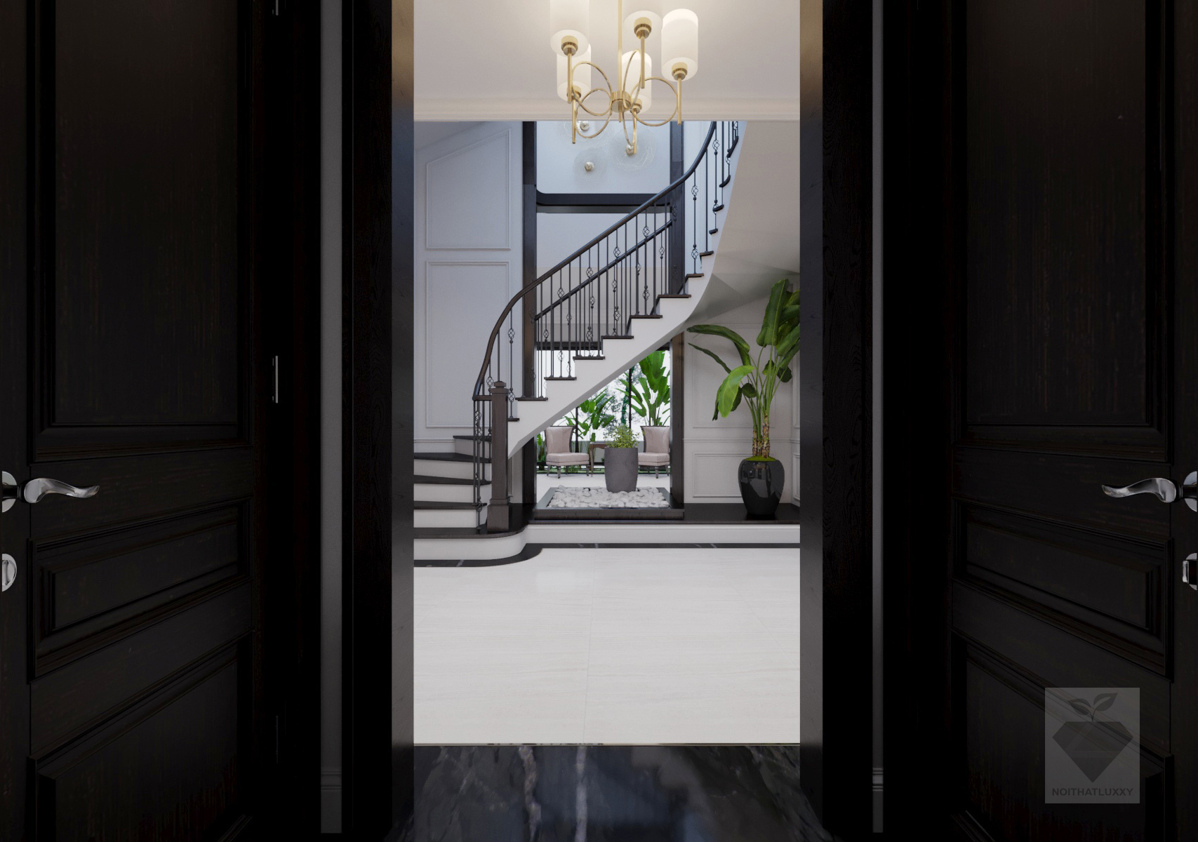 thiết kế Nội thất Biệt Thự Biệt thự ngoại ô43