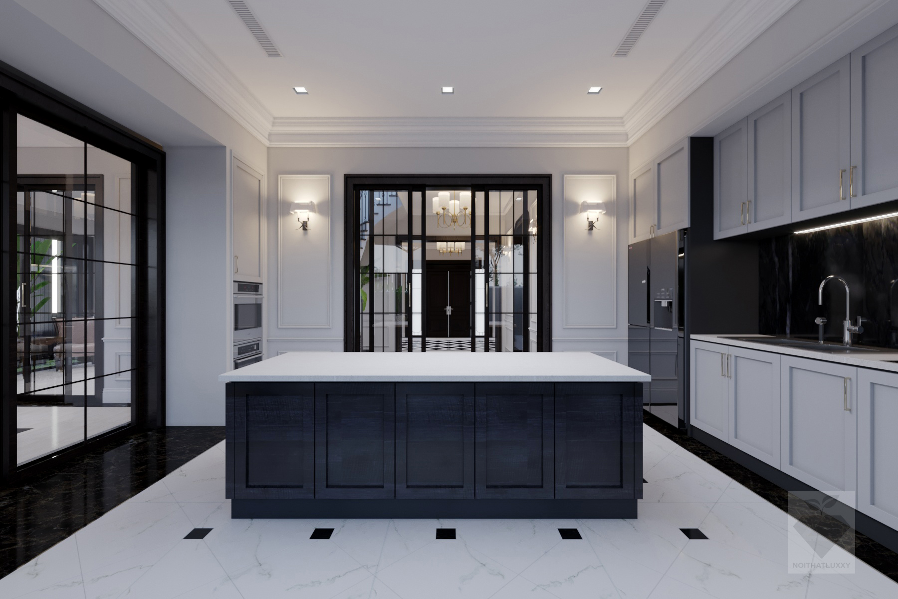 thiết kế Nội thất Biệt Thự Biệt thự ngoại ô75