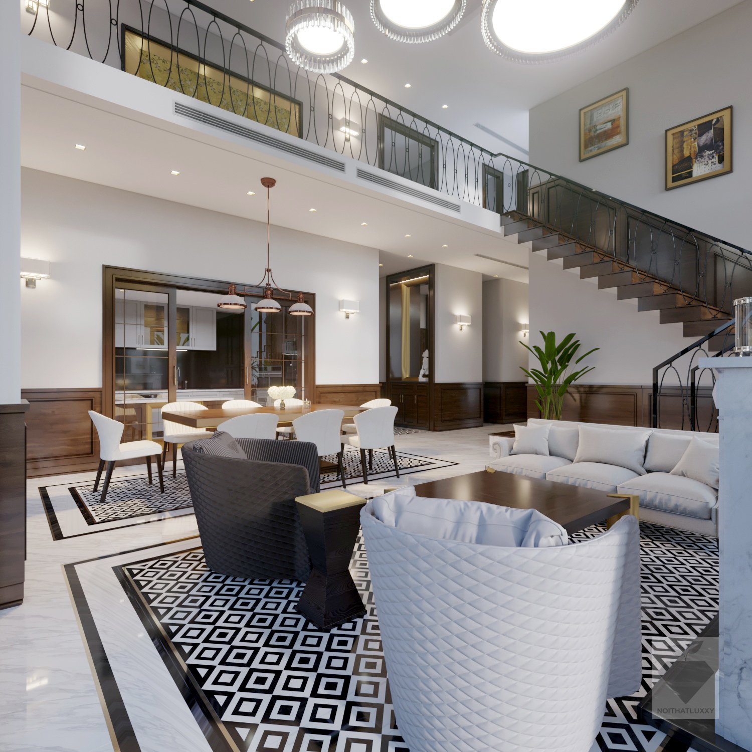 thiết kế Nội thất Chung Cư Chung cư HongKong Town010