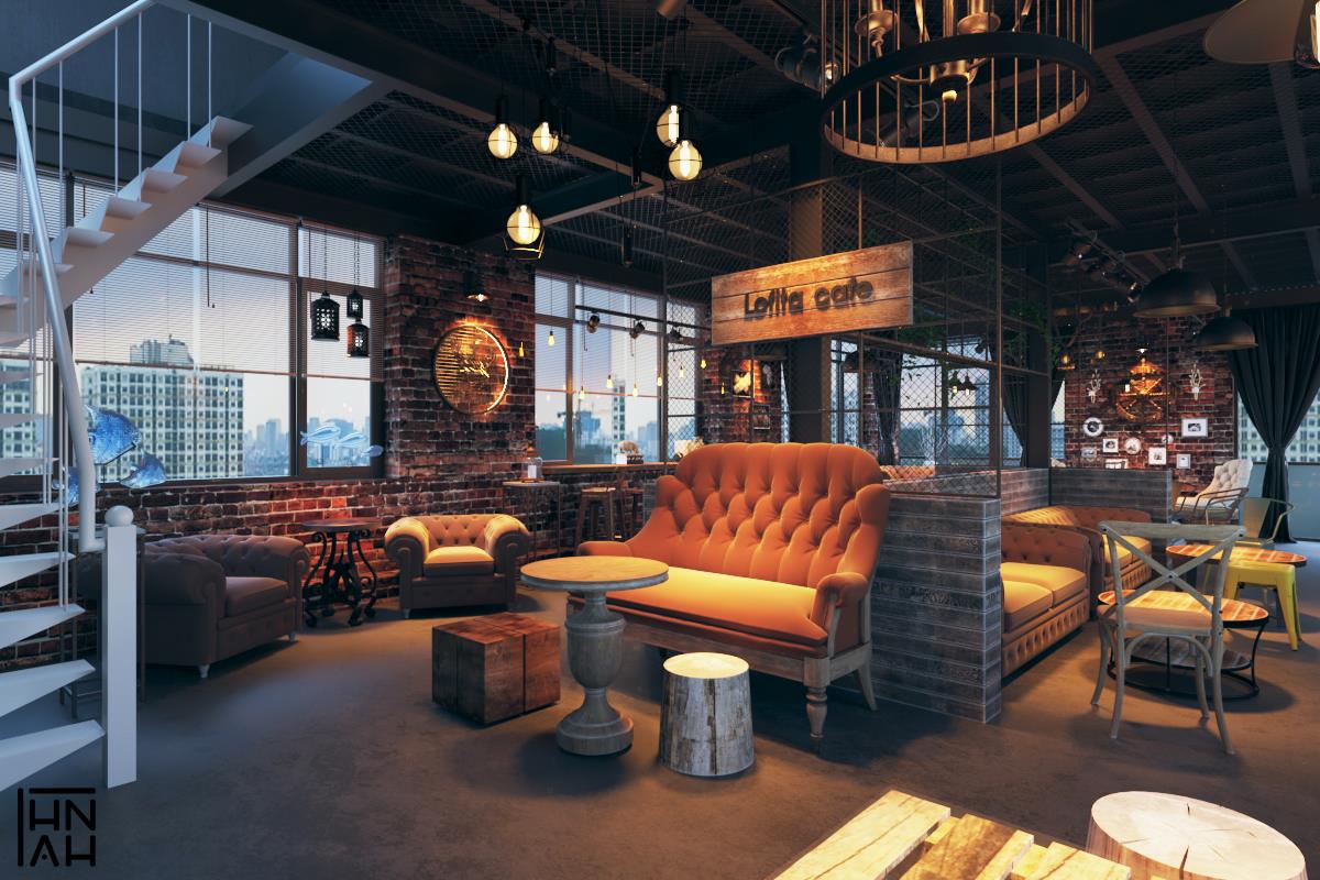 thiết kế nội thất Cafe tại Hà Nội Lofita Cafe 1 1566900271